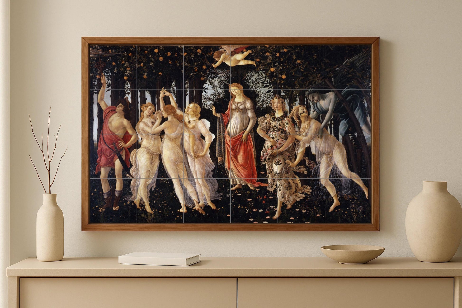Spring · Ceramic Wall Mural — Folk & Ornamental Art