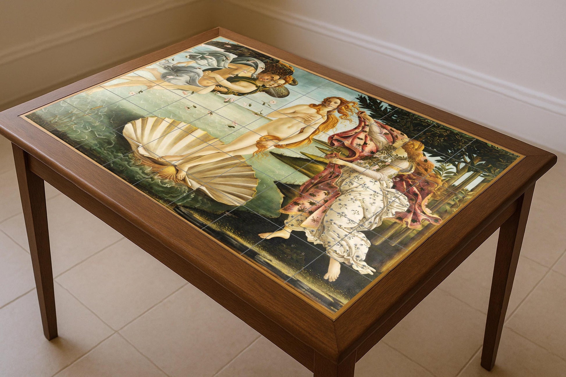 Fliesenbild "der nacimiento von Venus — Volkskunst-Dekor