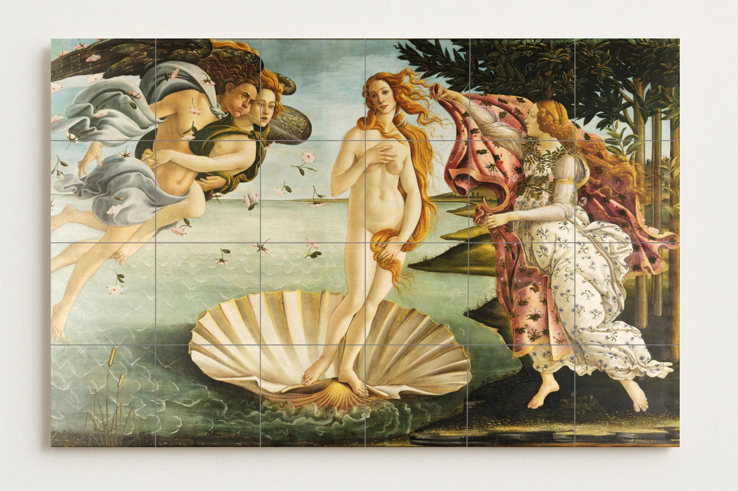 Fliesenbild "der nacimiento von Venus — Volkskunst-Dekor