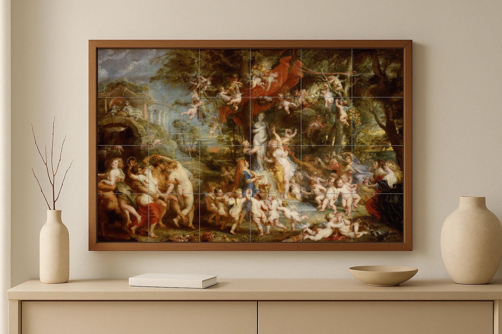 Giardino del Amore · Murale Ceramico — Decoro d'Arte Popolare