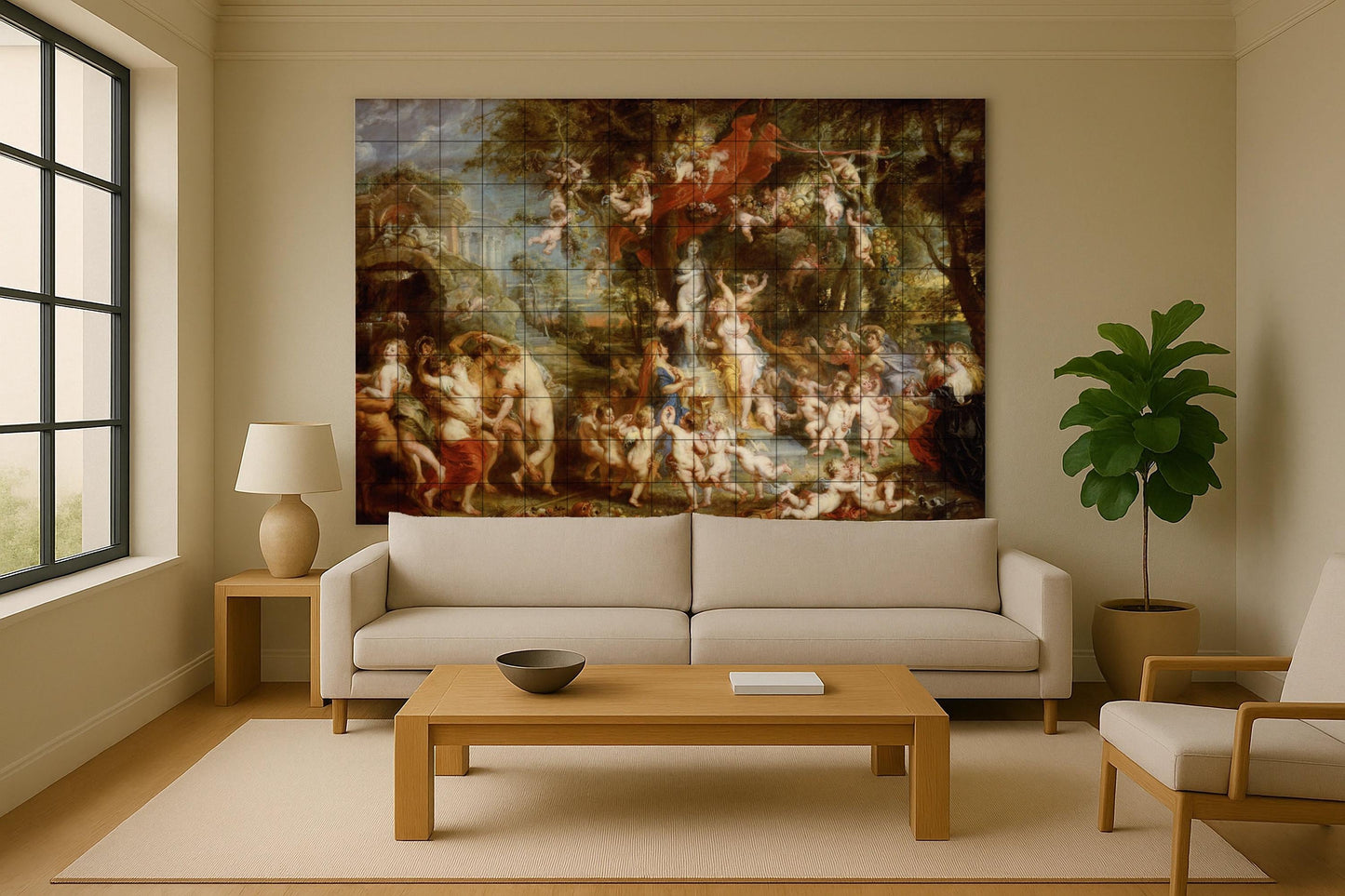 Giardino del Amore · Murale Ceramico — Decoro d'Arte Popolare