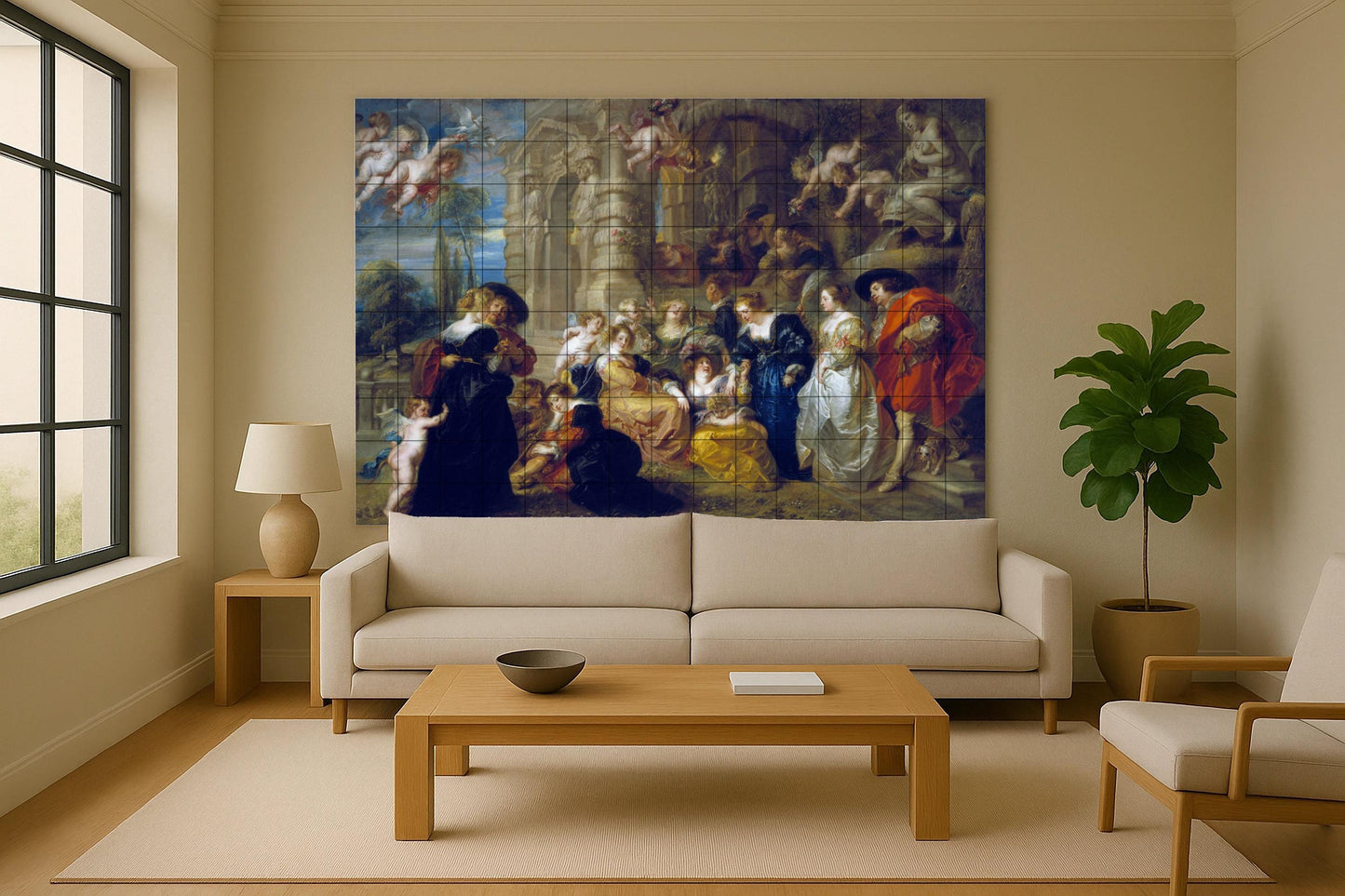 Giardino del Amore · Murale Ceramico — Decoro d'Arte Popolare