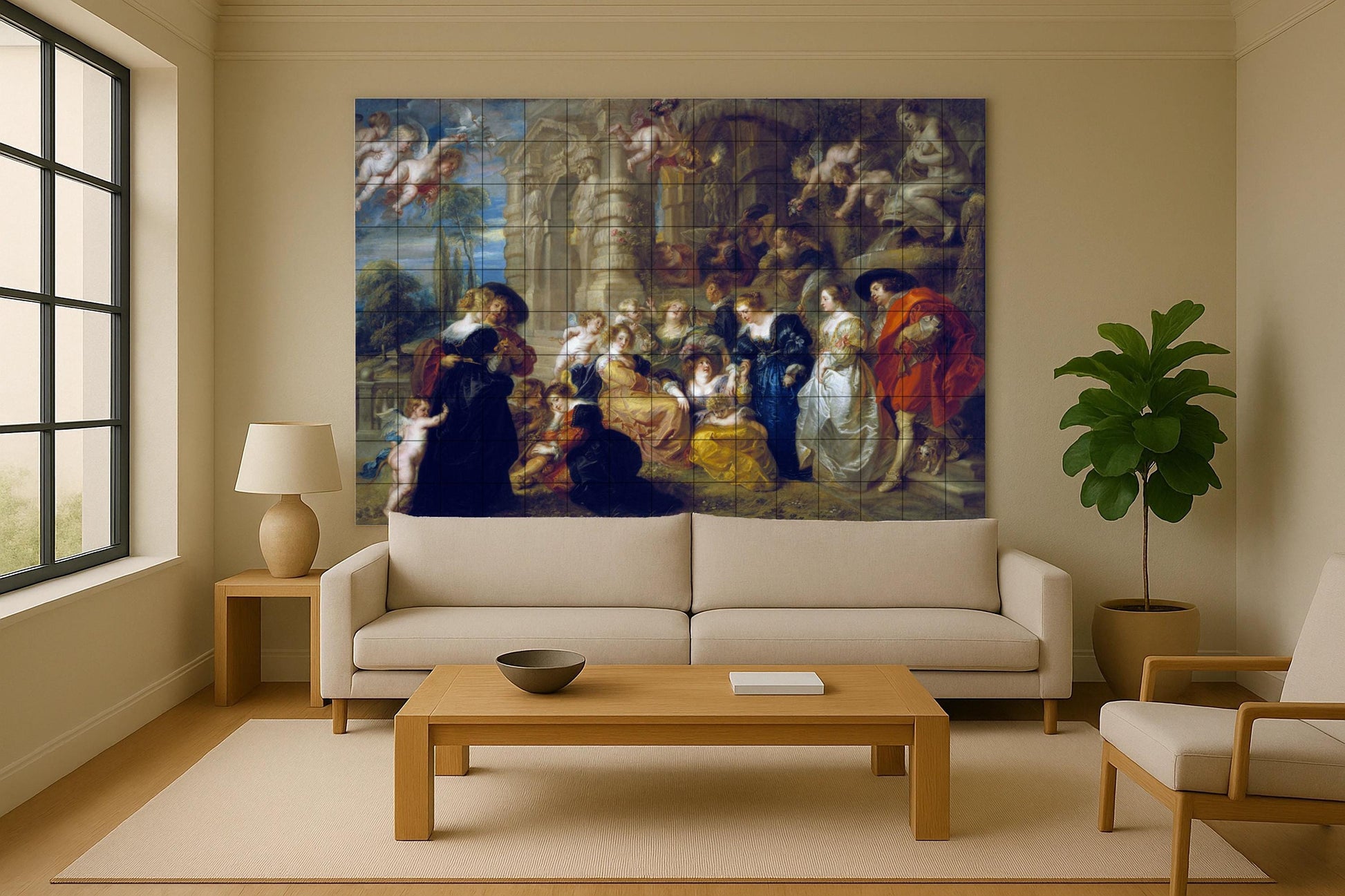 Giardino del Amore · Murale Ceramico — Decoro d'Arte Popolare