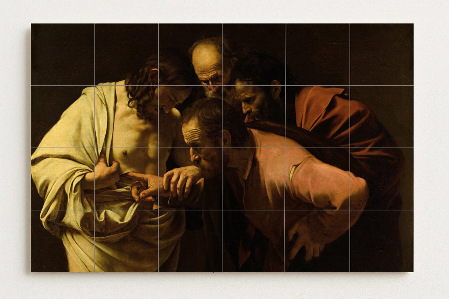 Cerámica "la incredulidad de Saint Tomás — Art Populaire et Ornemental, Art Mural en Céramique