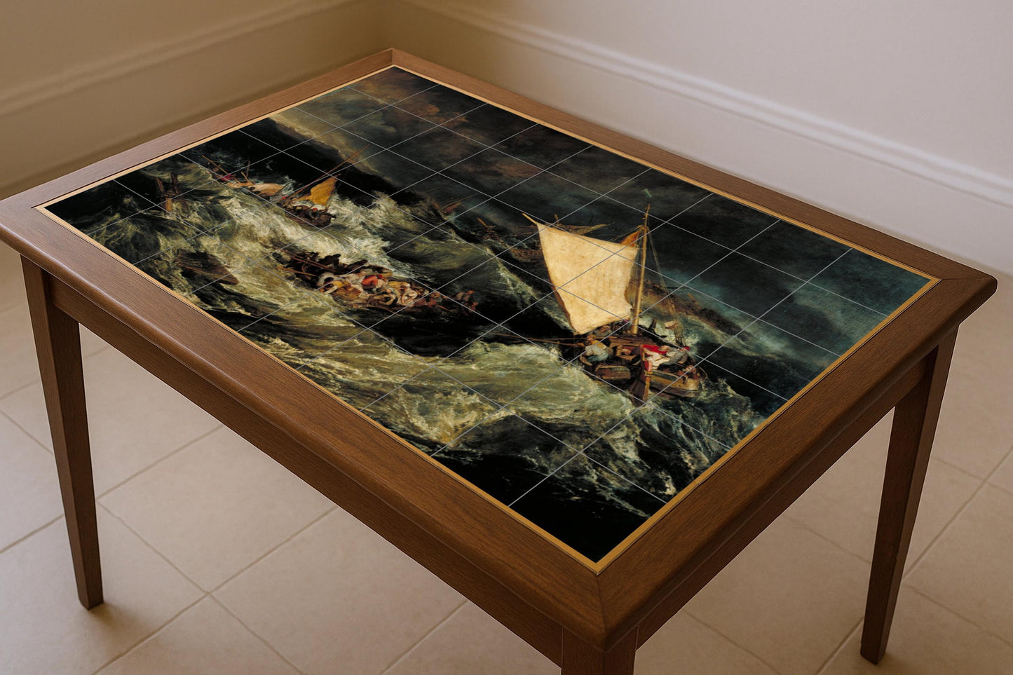 Mural de cerámica La balsa de la Medusa