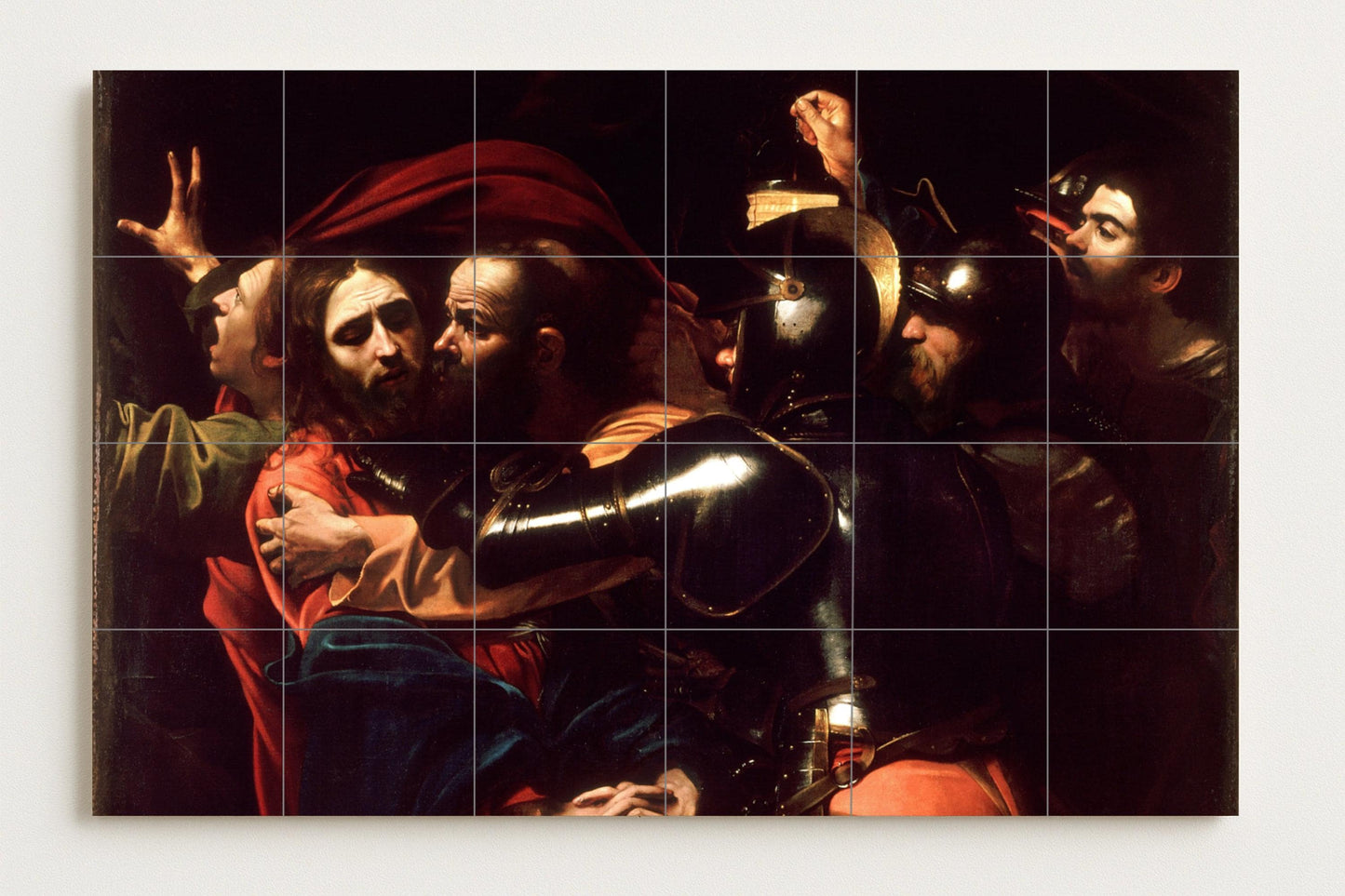Cerámica "der Capturado von Christus · Keramik-Wandbild — Ornamentales Wandpaneel