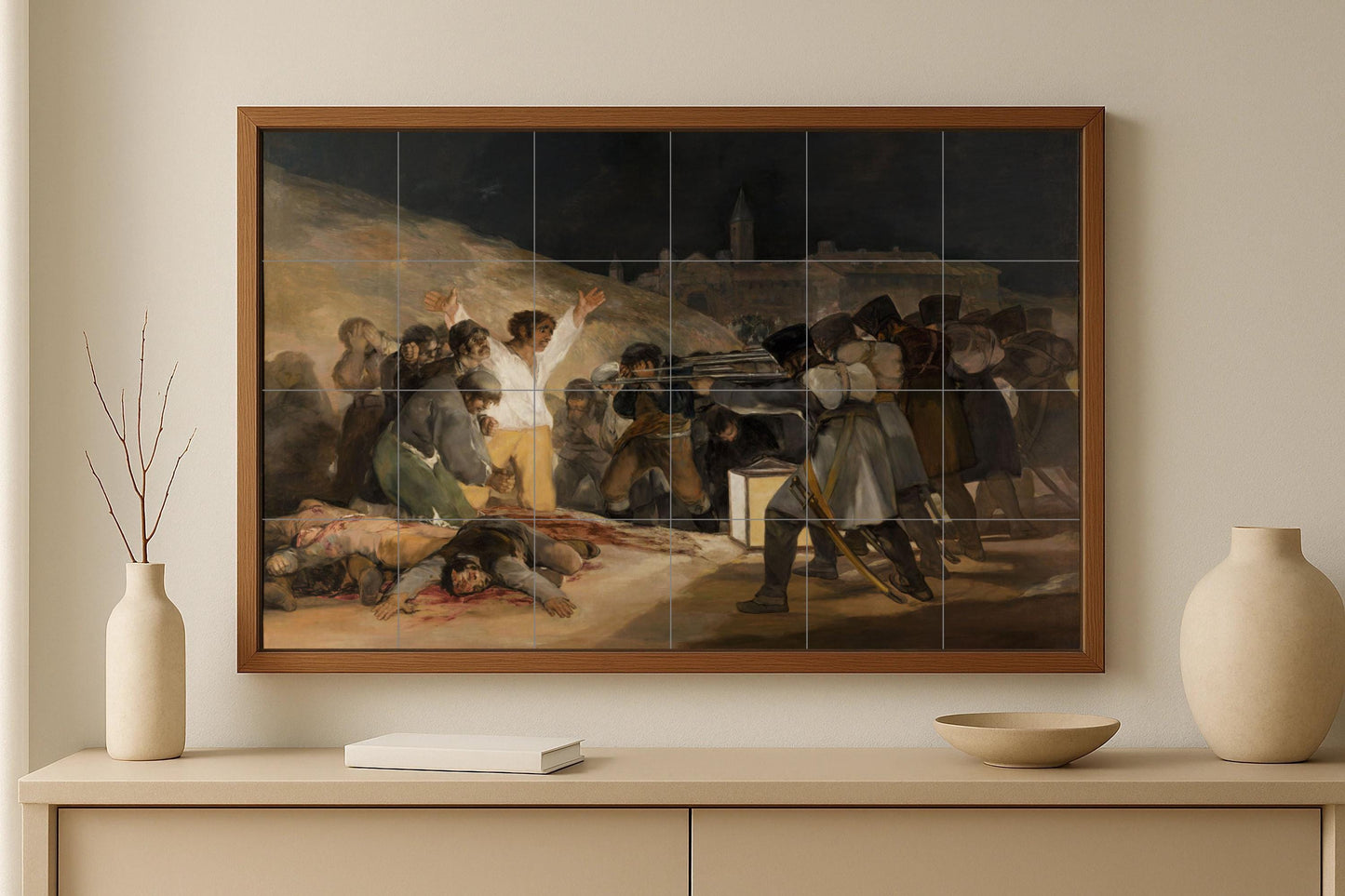 Del 3 di mayo di 1808 — Murale in Piastrelle di Ceramica · Decoro d'Arte Popolare