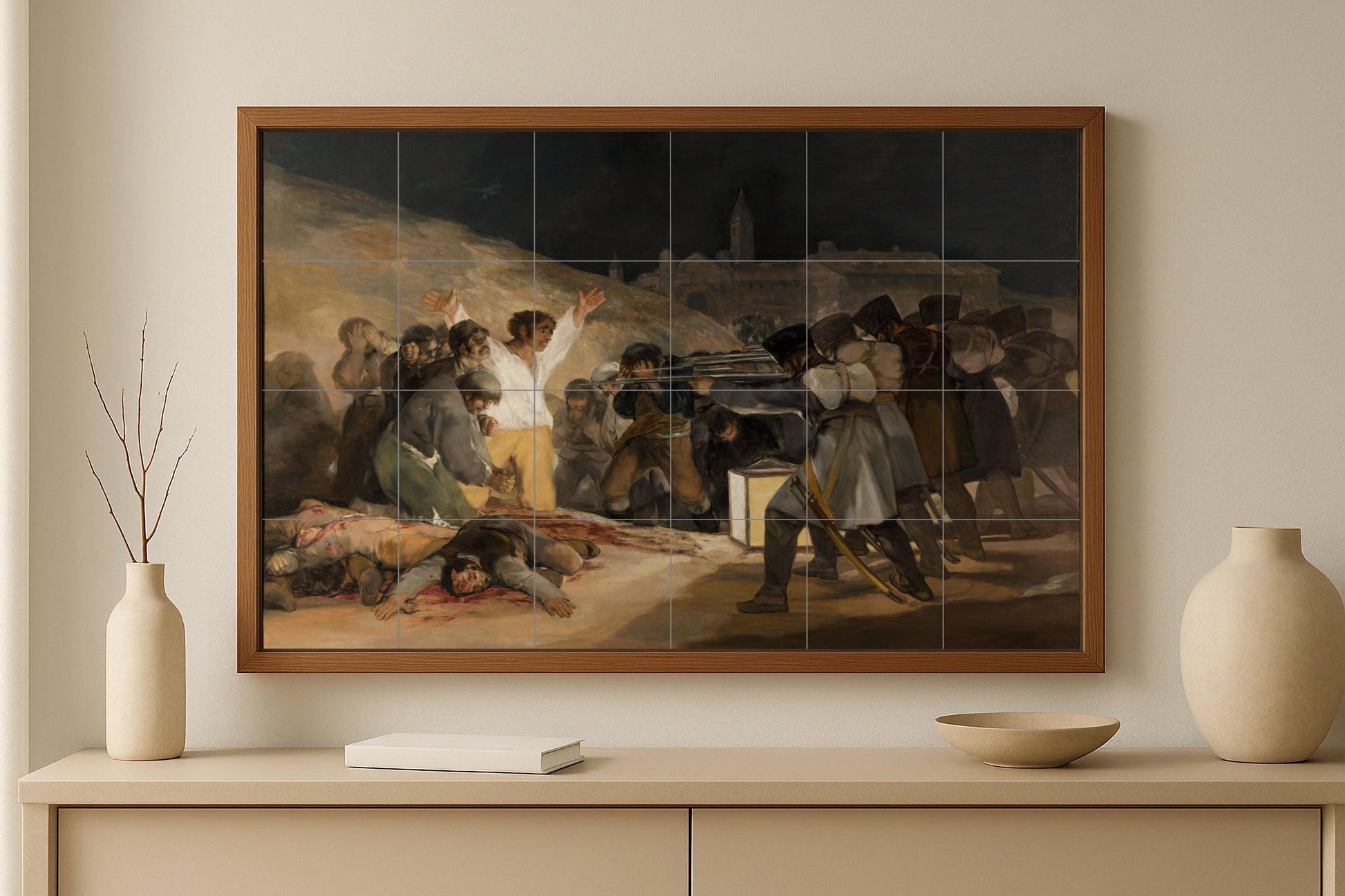 Del 3 di mayo di 1808 — Murale in Piastrelle di Ceramica · Decoro d'Arte Popolare