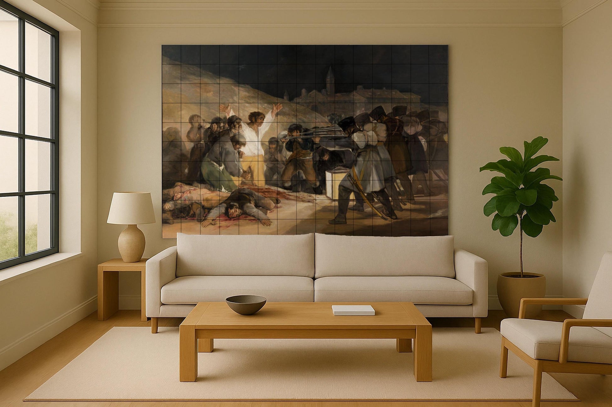 Del 3 di mayo di 1808 — Murale in Piastrelle di Ceramica · Decoro d'Arte Popolare