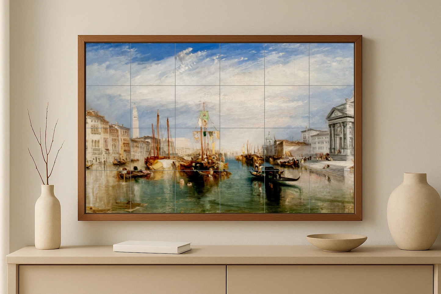 Venecia desde Madonna della Salute — Décor d'Art Populaire, Art Mural en Céramique