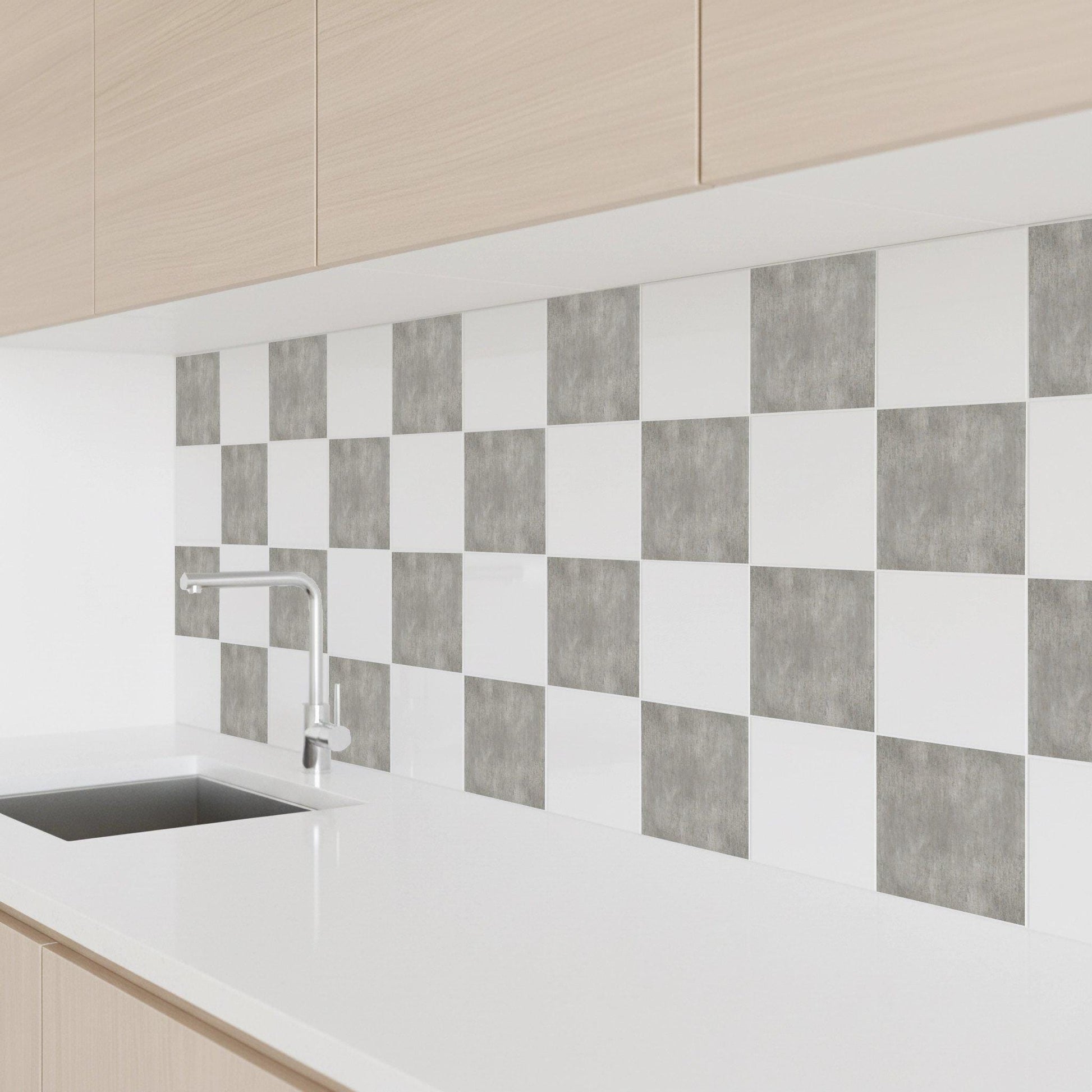 Concrete Effect — Classic Decorative Pattern Decorative Tile