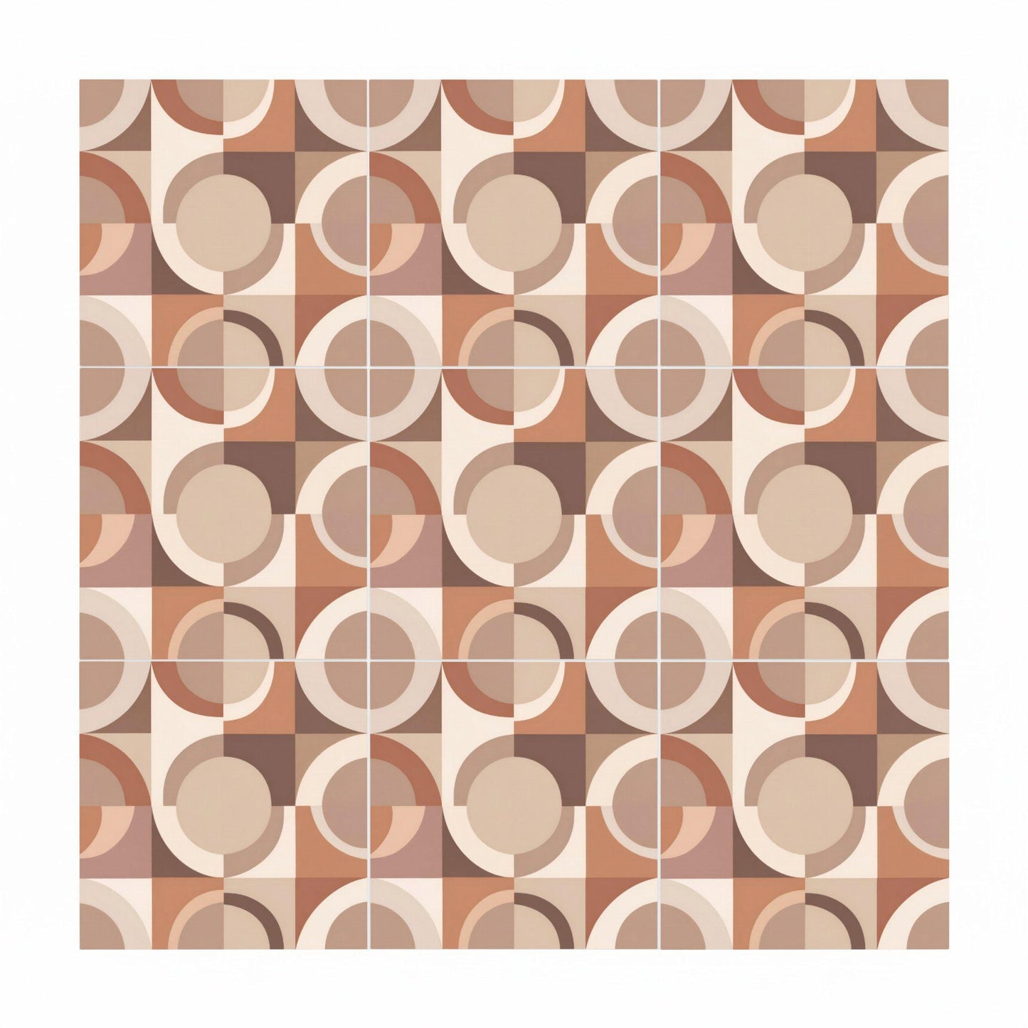 Azulejo Ankara retro geométrico