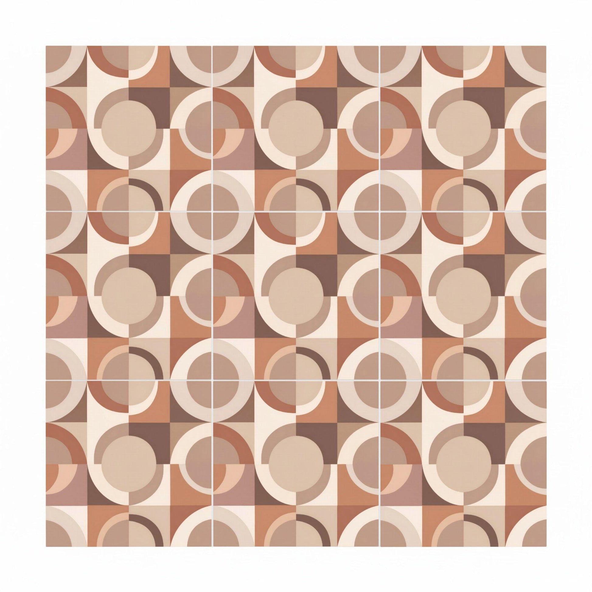 Azulejo Ankara retro geométrico