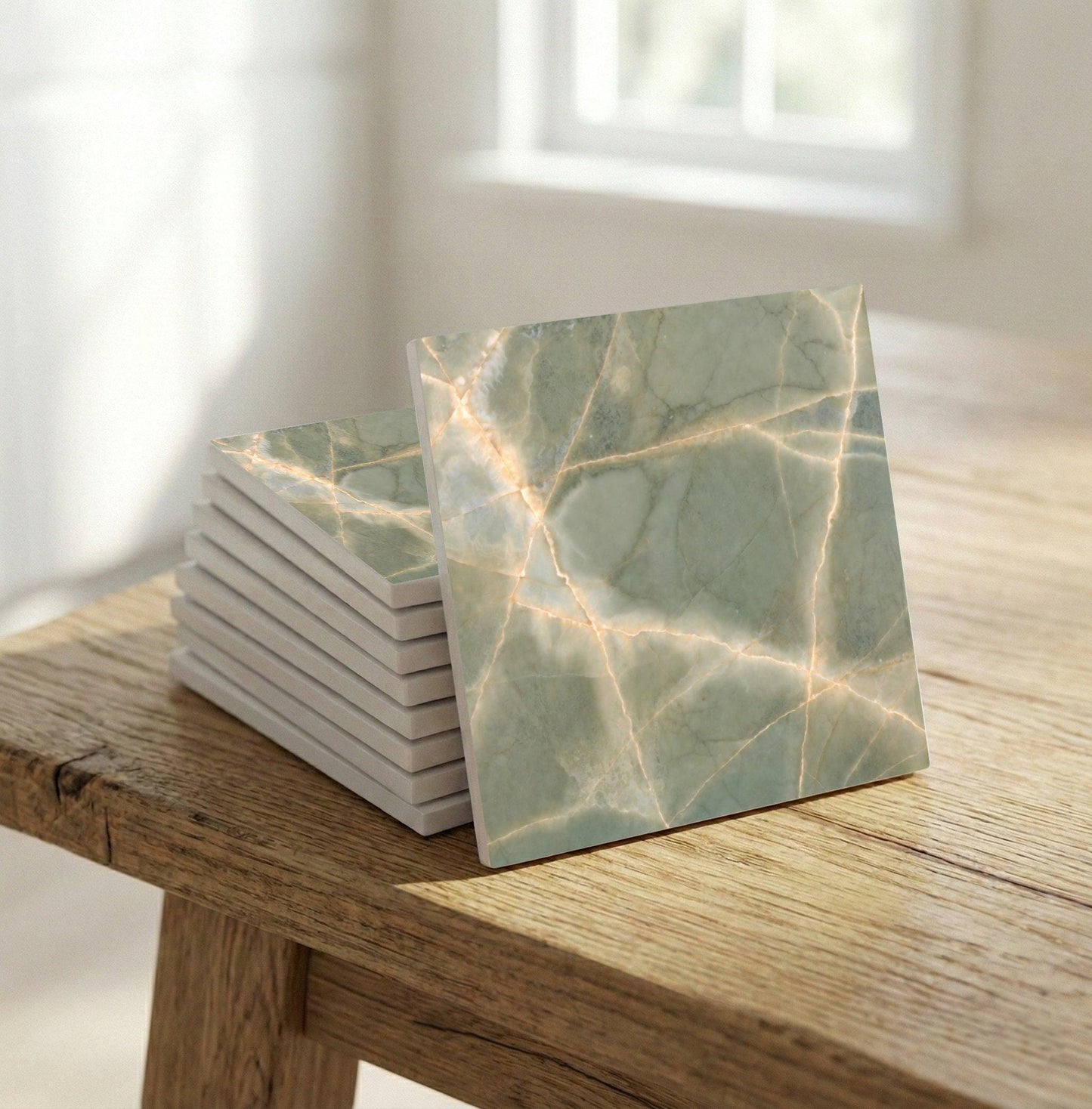 Green Onyx Effect — Ornamental Ceramic Décor Ceramic Tile