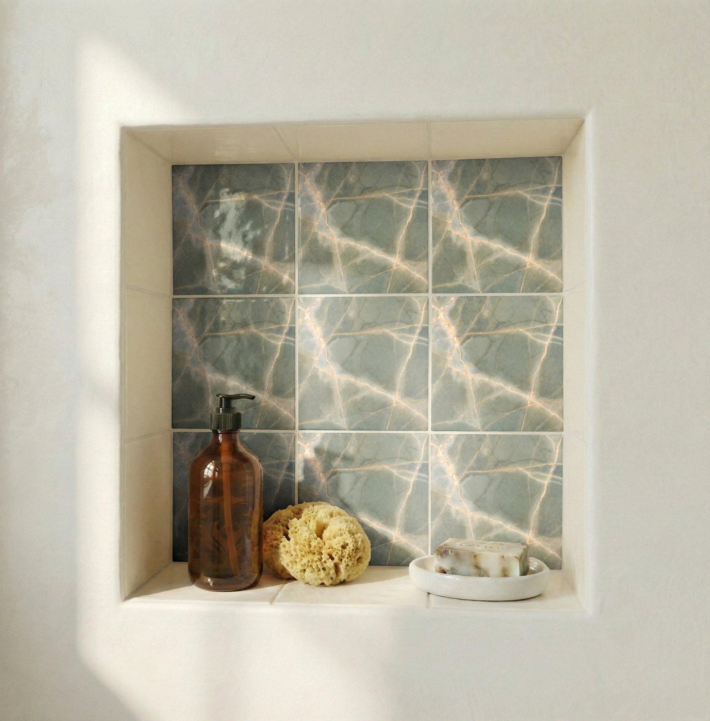 Green Onyx Effect — Ornamental Ceramic Décor Ceramic Tile