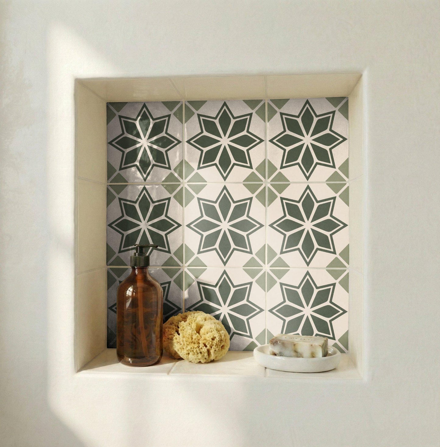 Azulejo Fez Zellige estrella