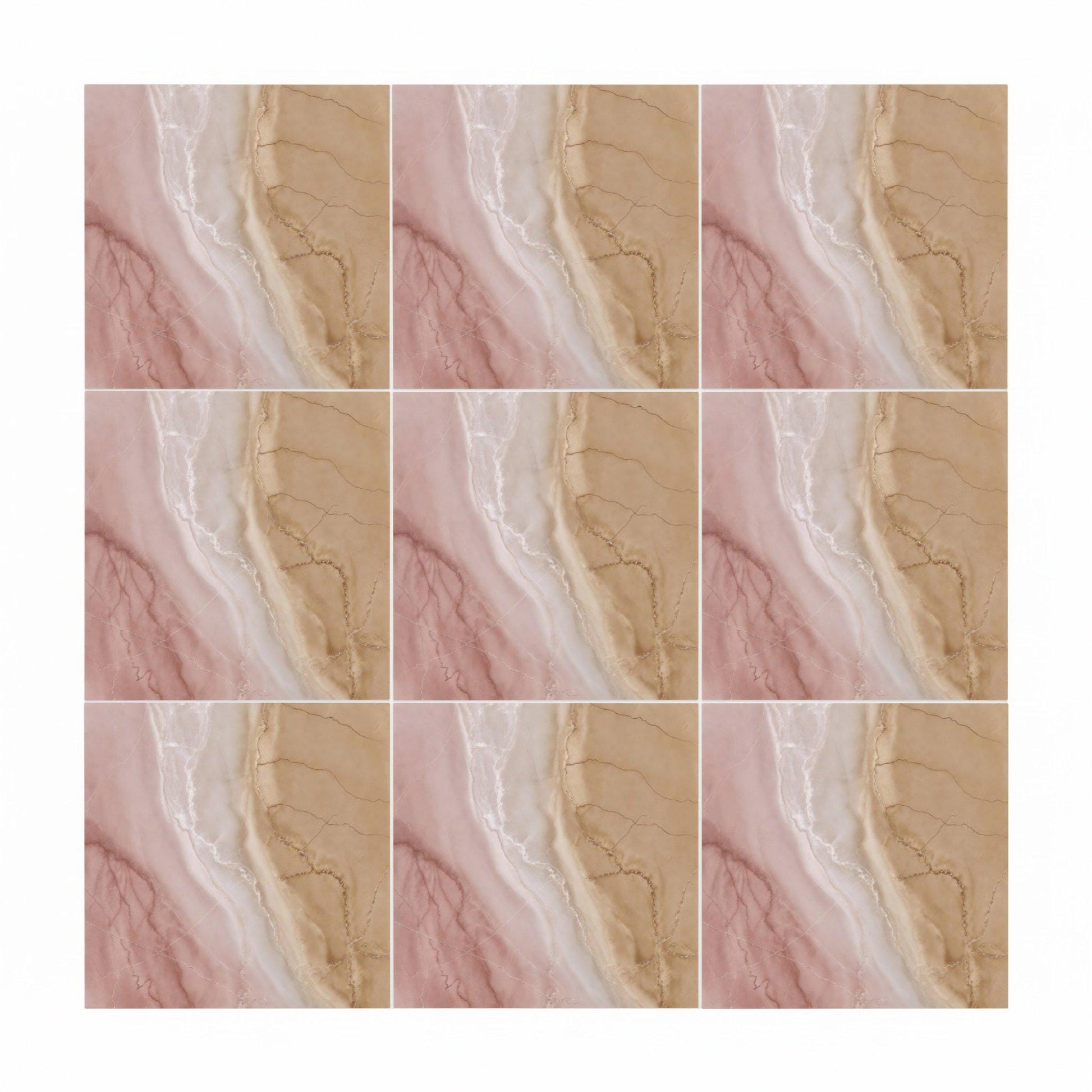Blush Marble Effect — Timeless Decorative Design Ceramic Tile