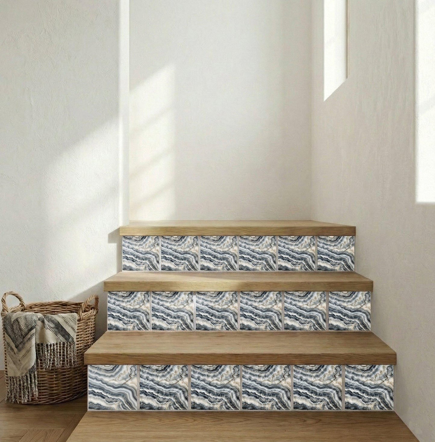Azulejo Grey Agate efecto