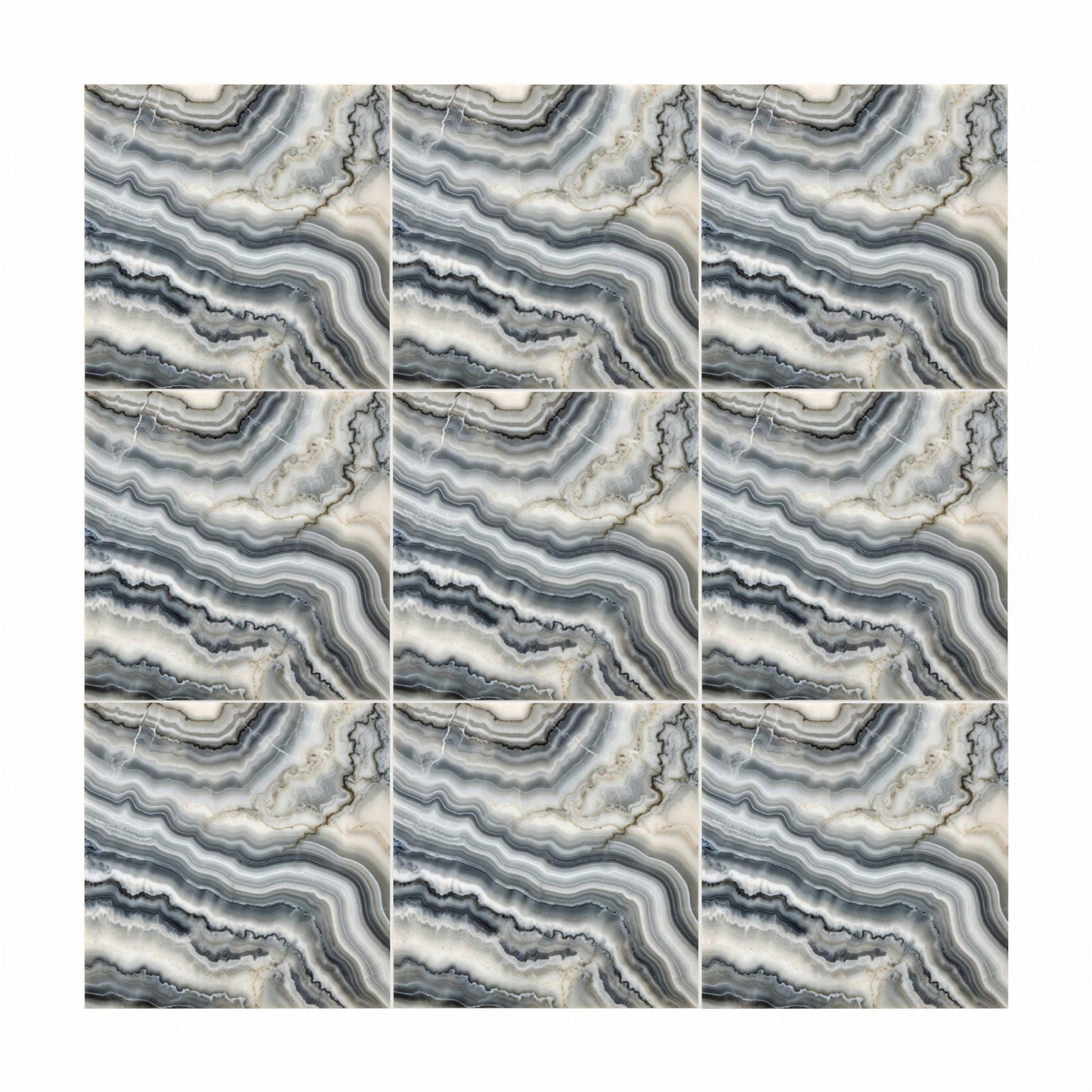Azulejo Grey Agate efecto
