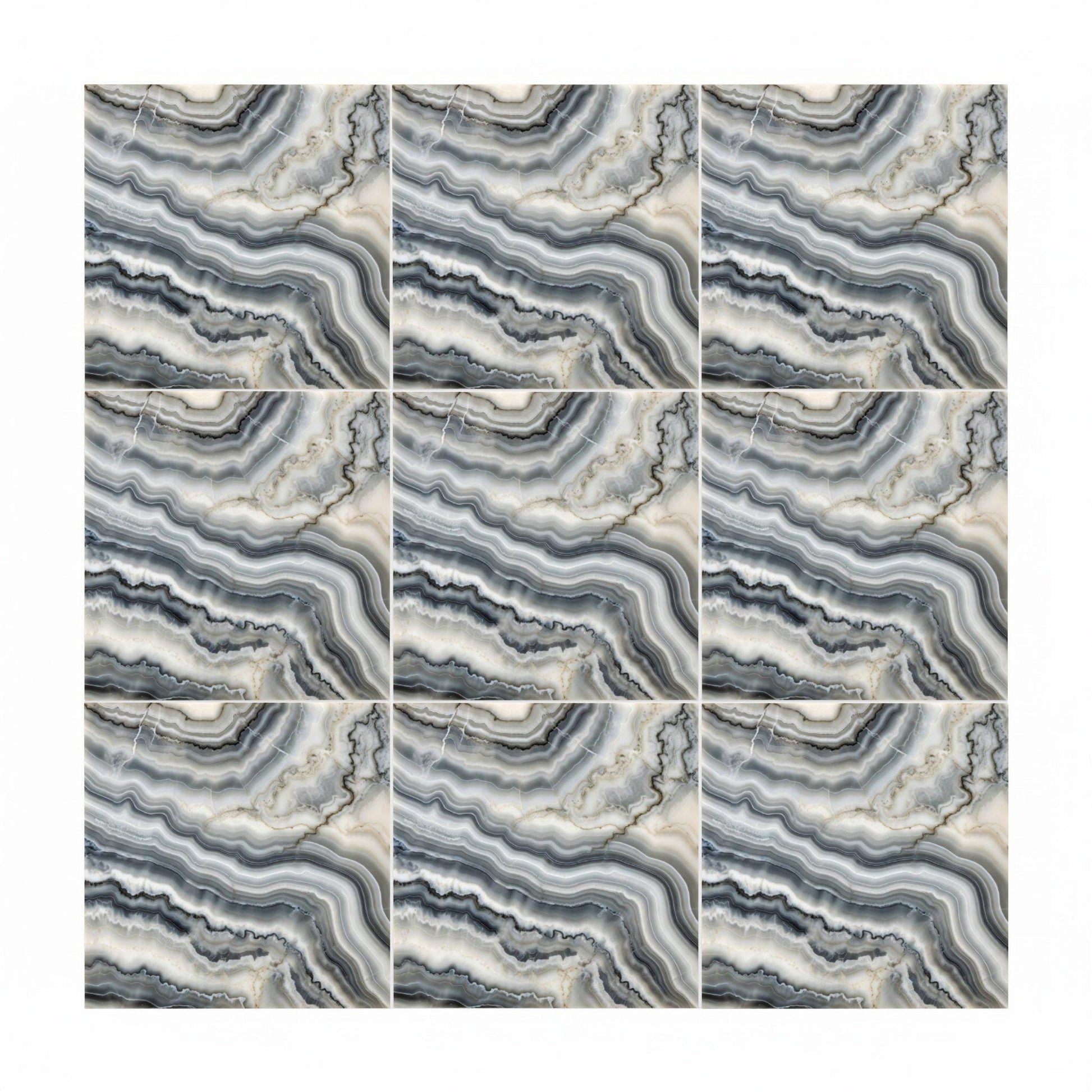Azulejo Grey Agate efecto