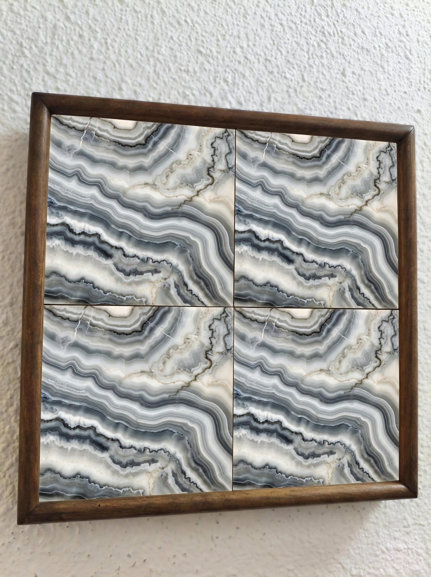 Azulejo Grey Agate efecto