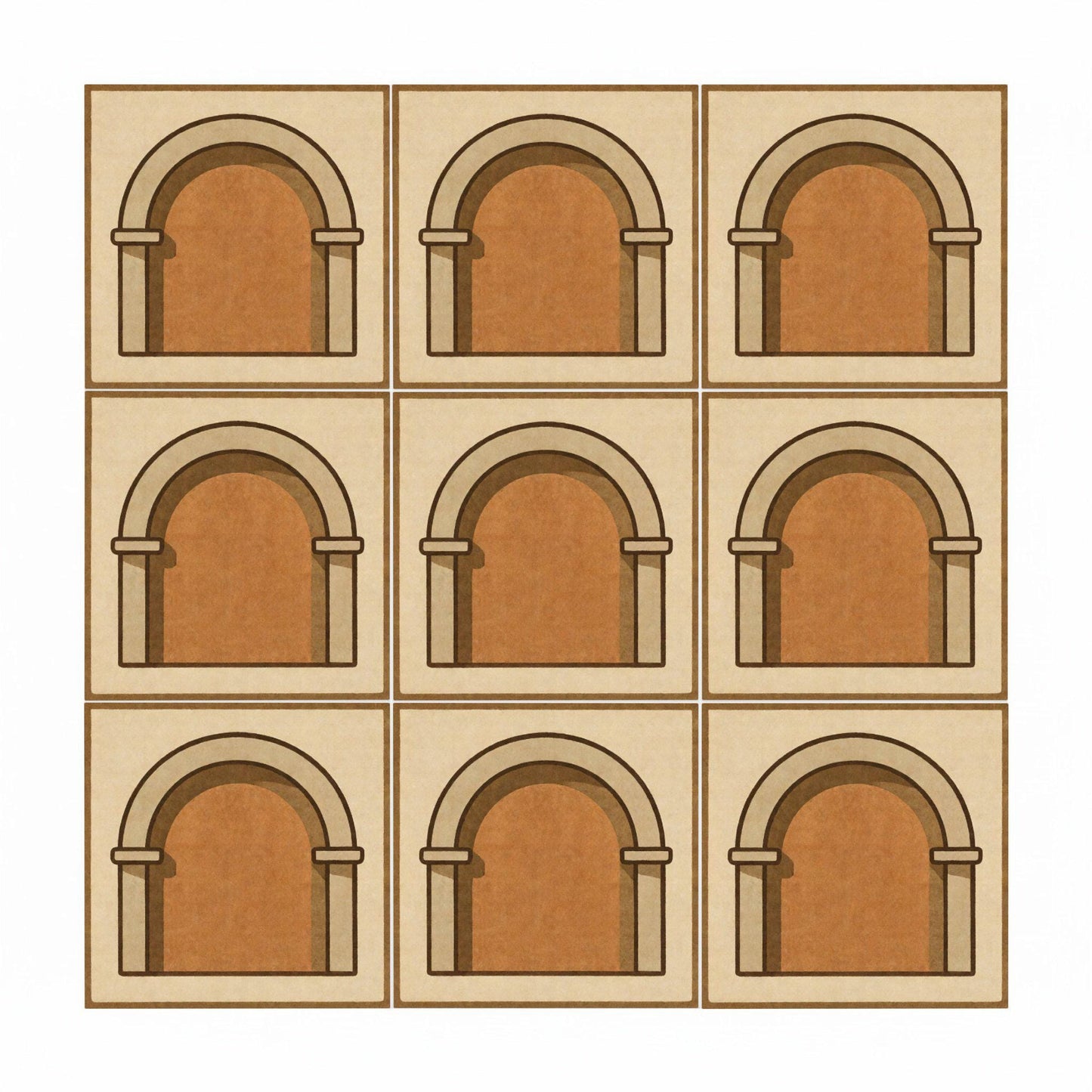 Rome Arch — Landmark Travel Tile Decorative Tile