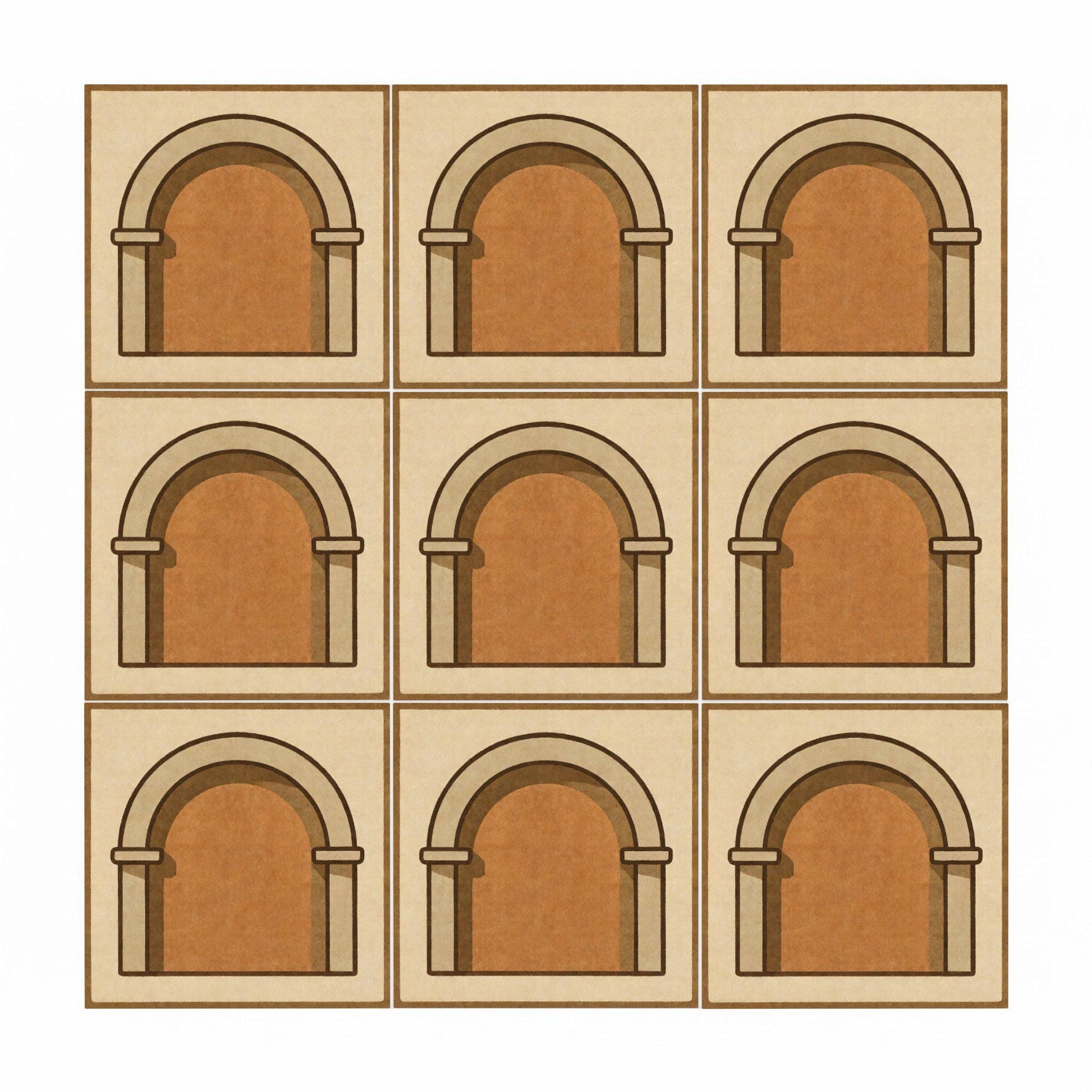 Rome Arch — Landmark Travel Tile Decorative Tile
