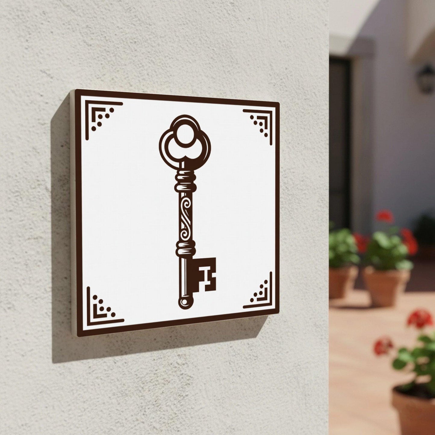 Ceramic Tile Skeleton Key Vintage — Timeless Decorative Design