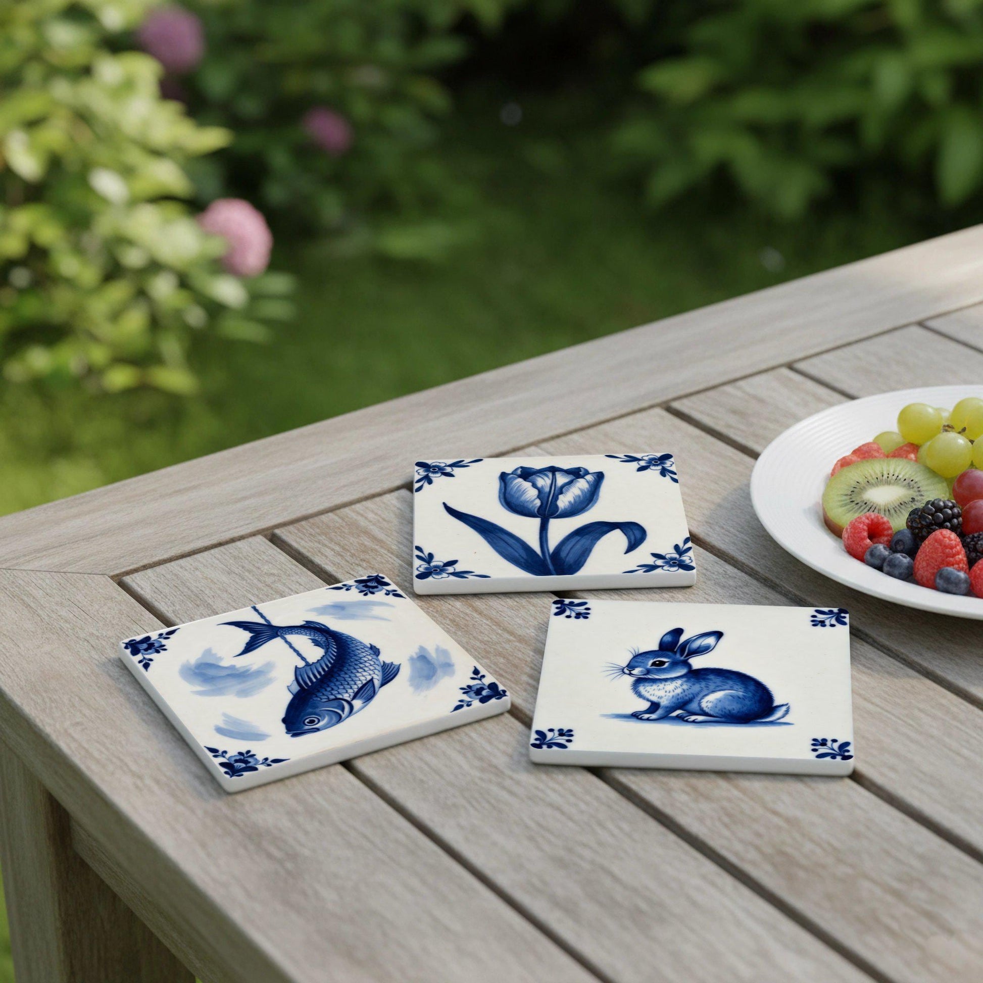 Posavasos Azul de Delft de Róterdam