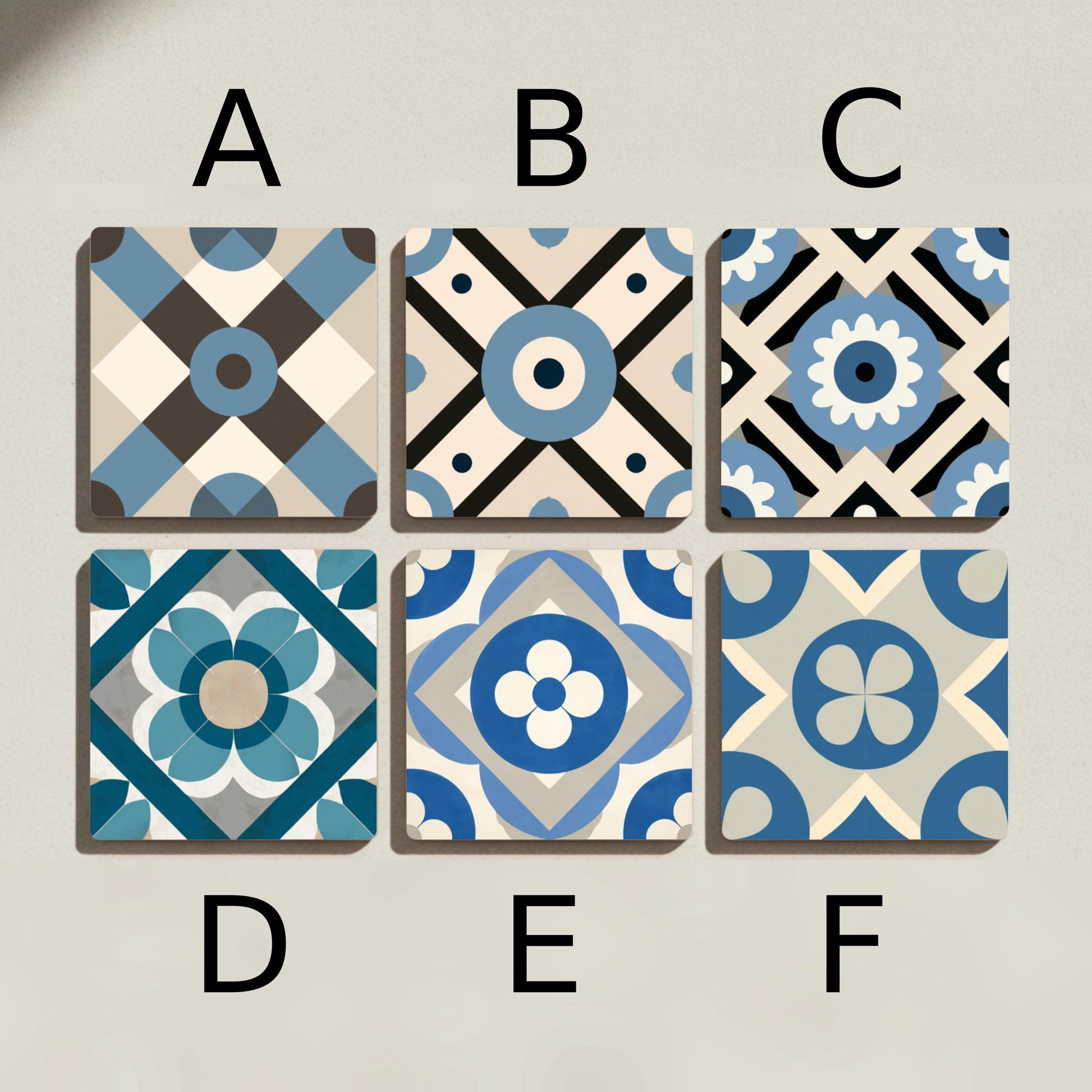Posavasos Azulejos nórdicos de Helsinki