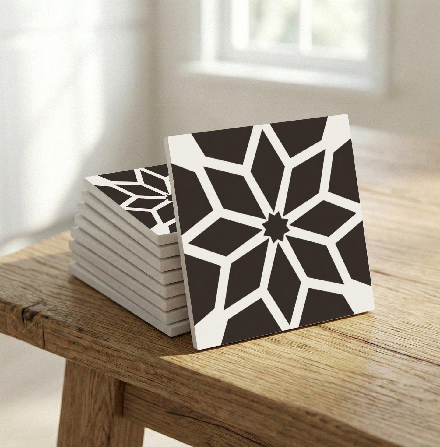 Vienna Geometric · Ceramic Wall Tile — Contemporary Geometric Décor