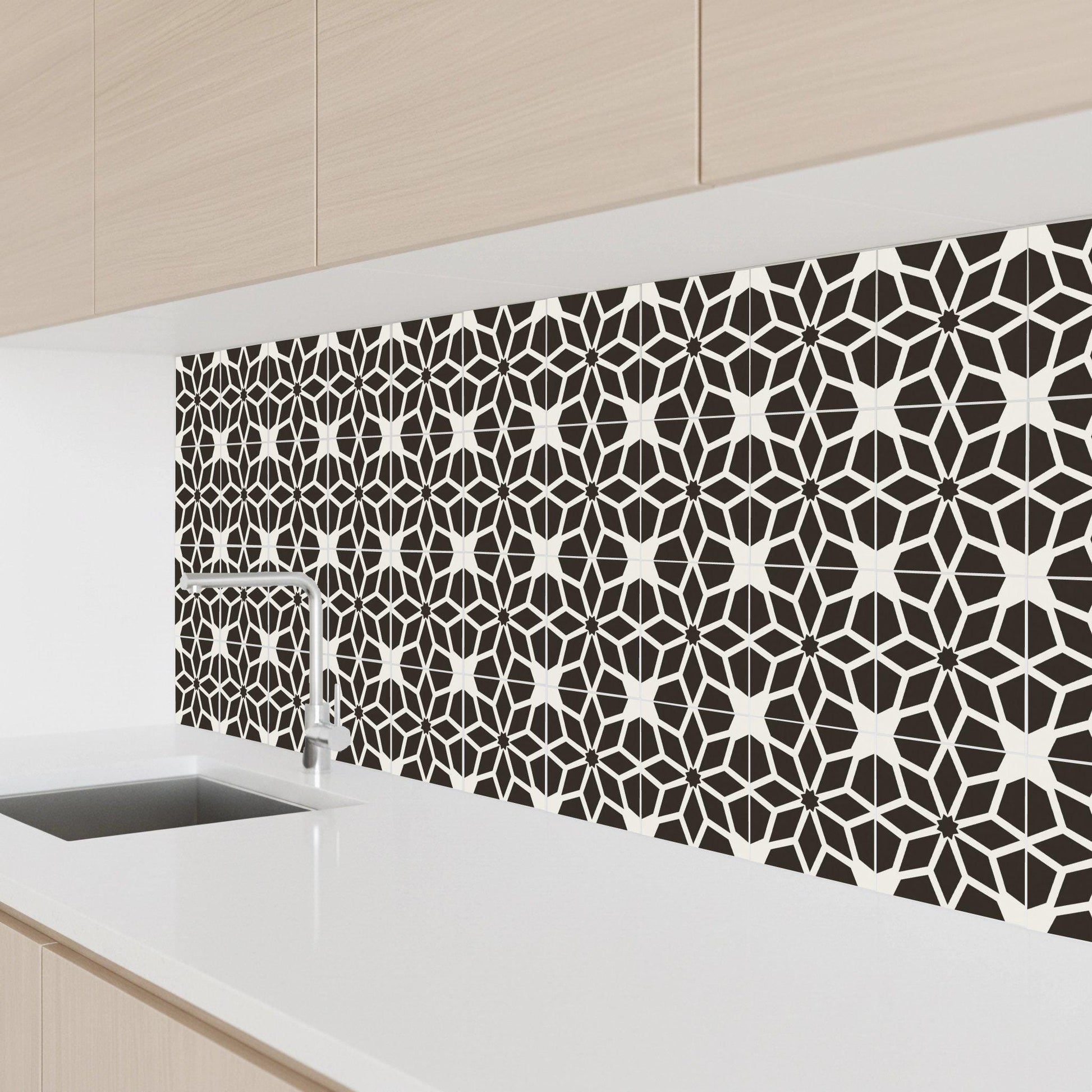 Vienna Geometric · Ceramic Wall Tile — Contemporary Geometric Décor