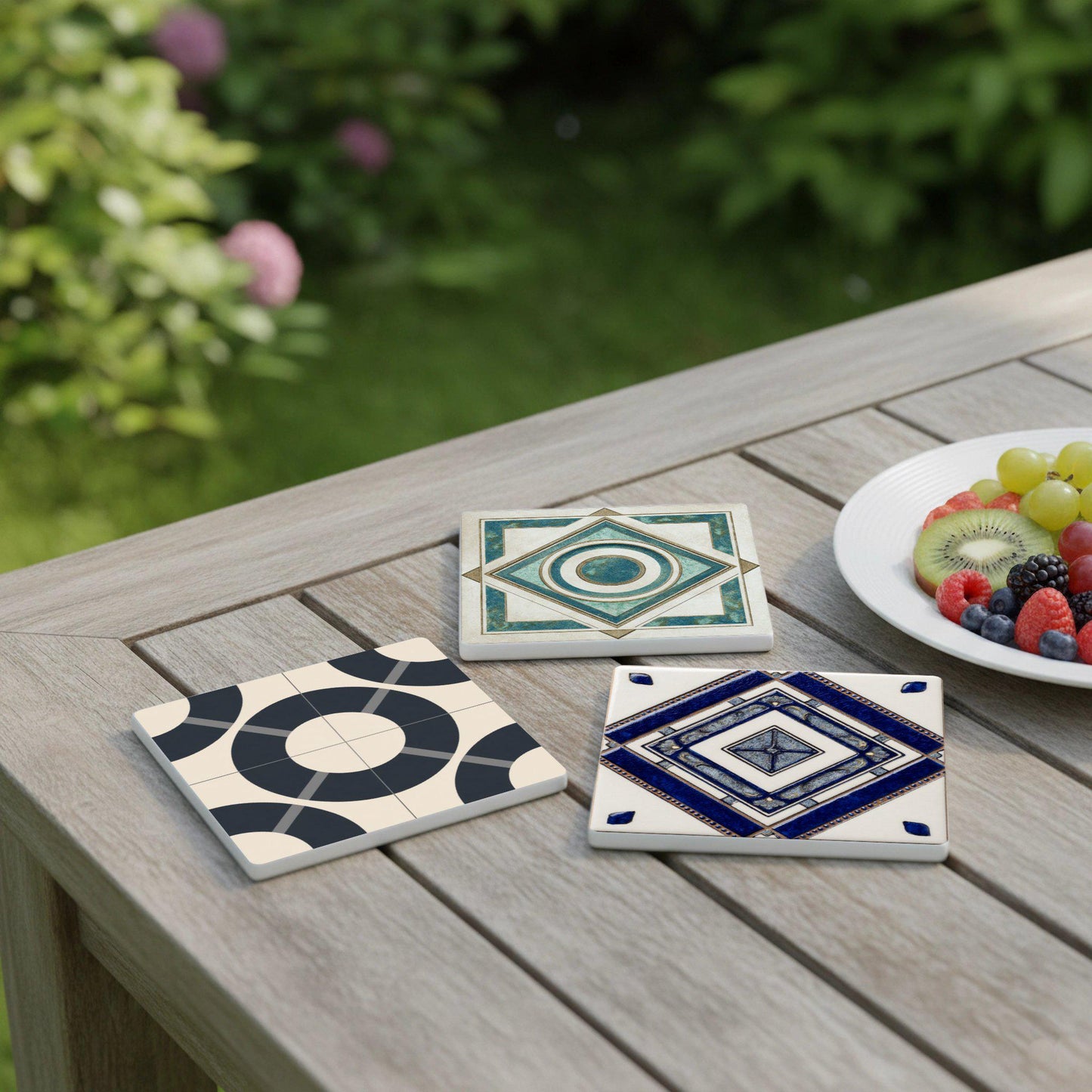 Posavasos Diseño geométrico de Frankfurt