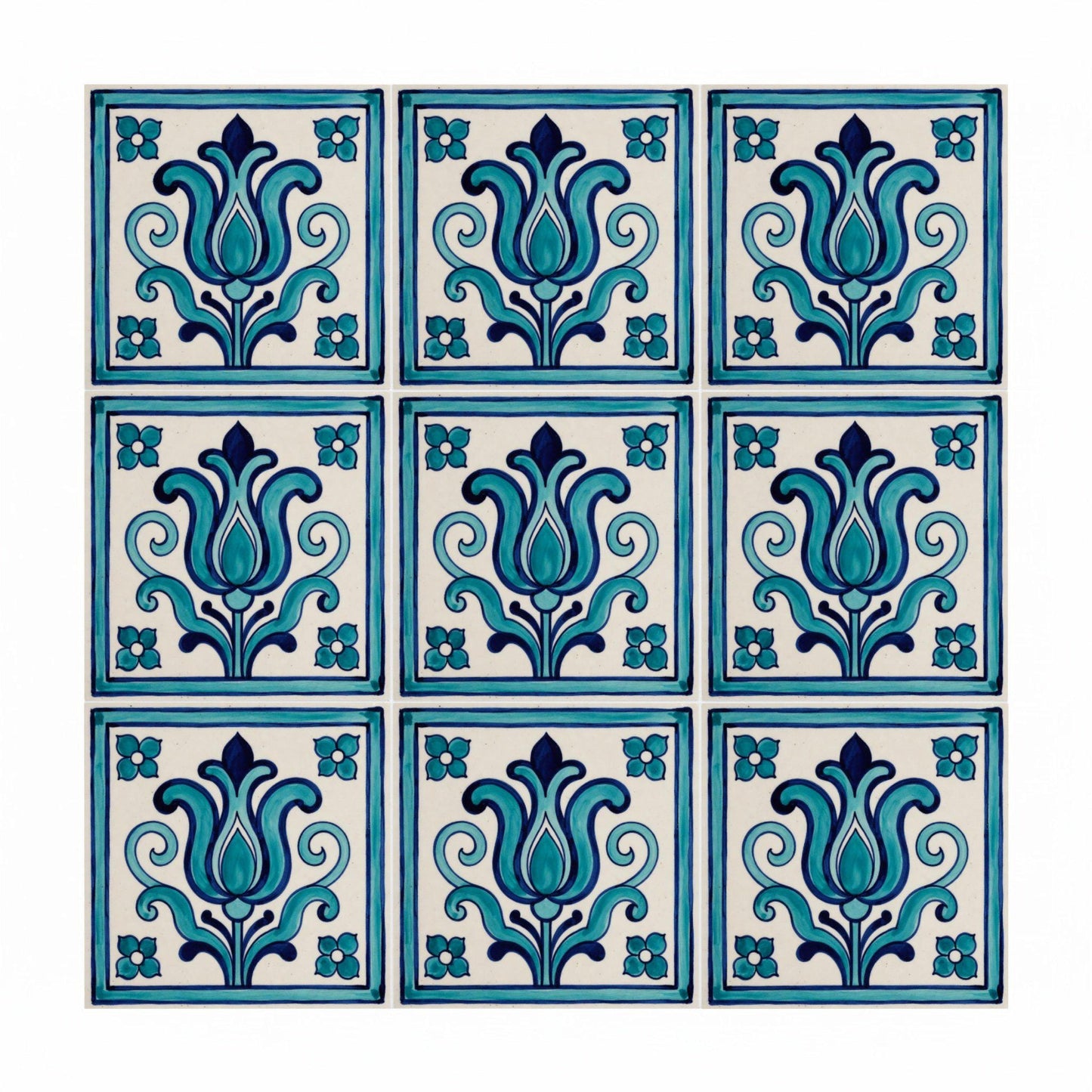 Azulejo Antalya floral