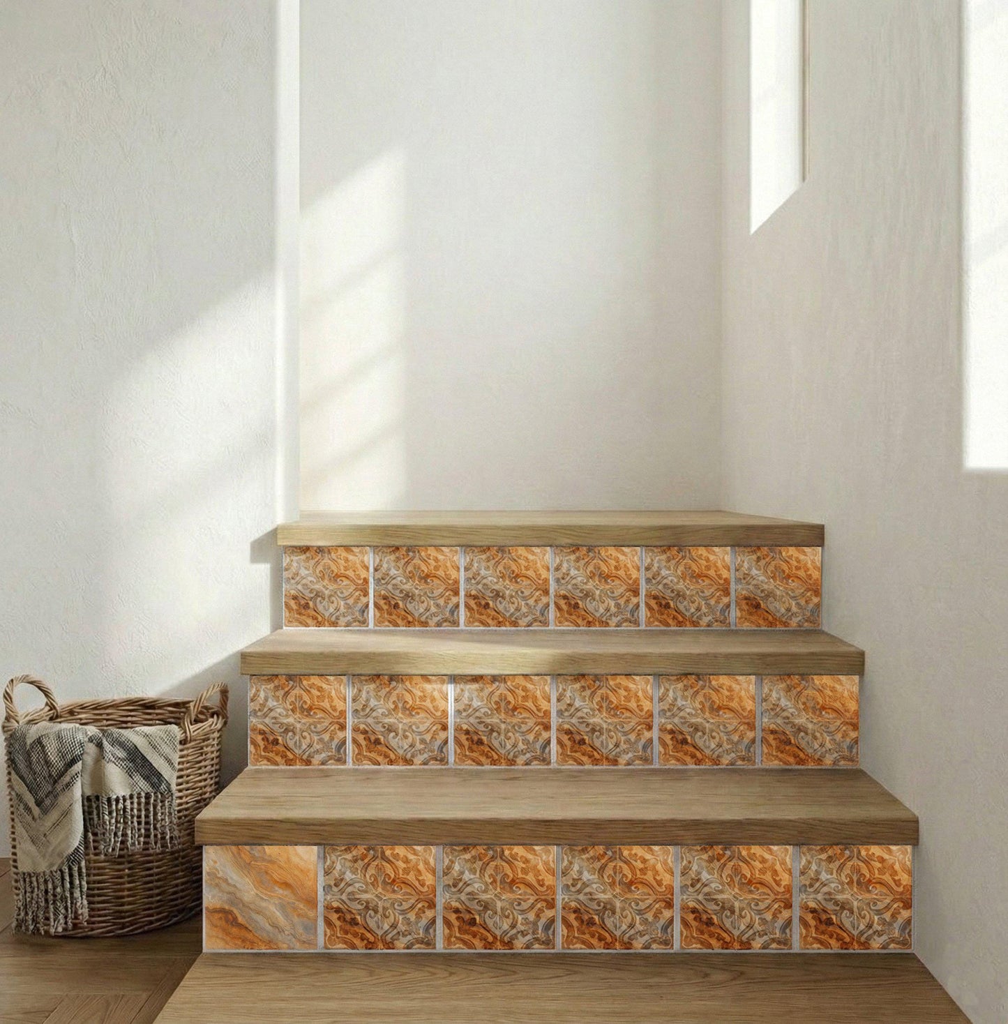 Ceramic Tile Golden Onyx Effect — Ornamental Ceramic Décor