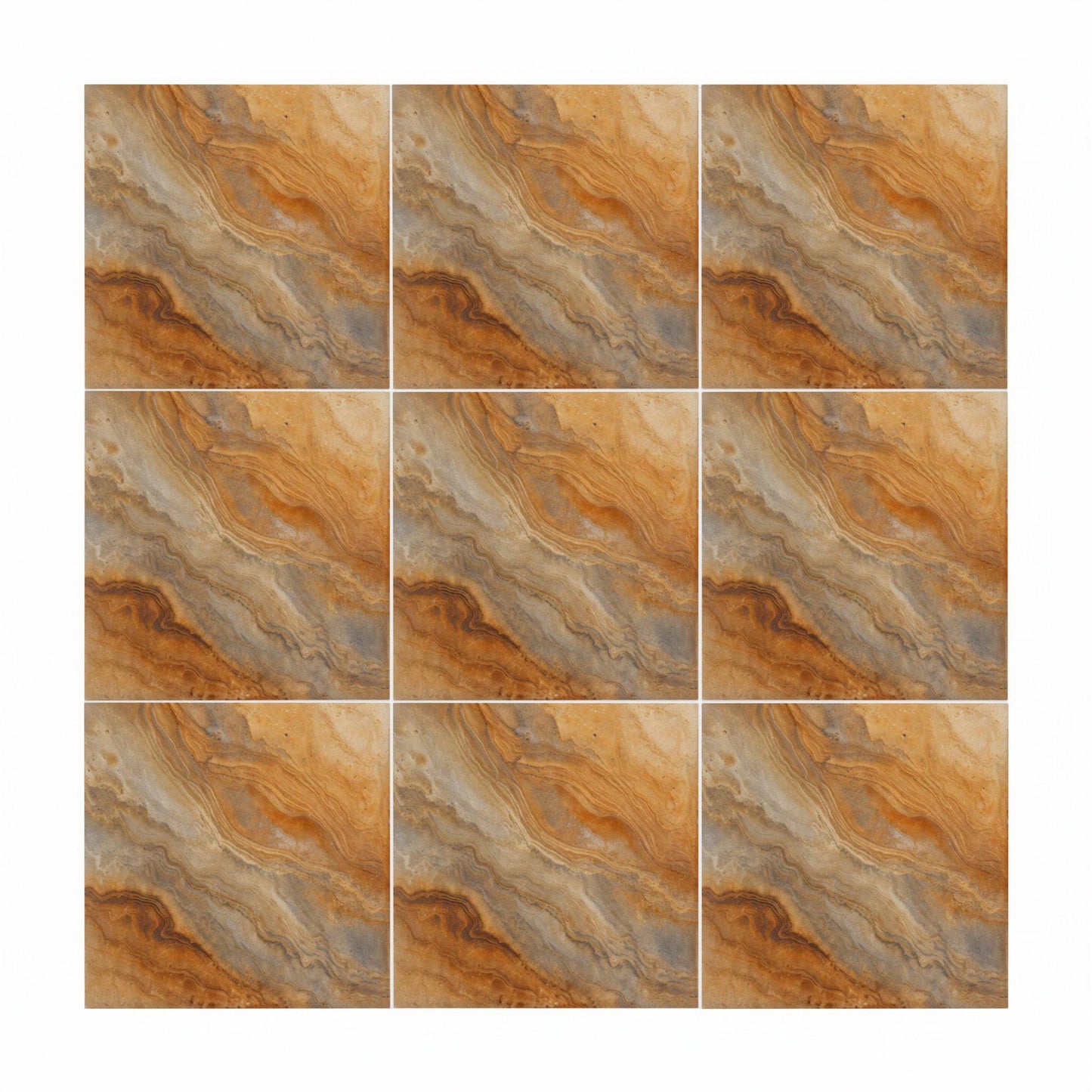 Ceramic Tile Golden Onyx Effect — Ornamental Ceramic Décor