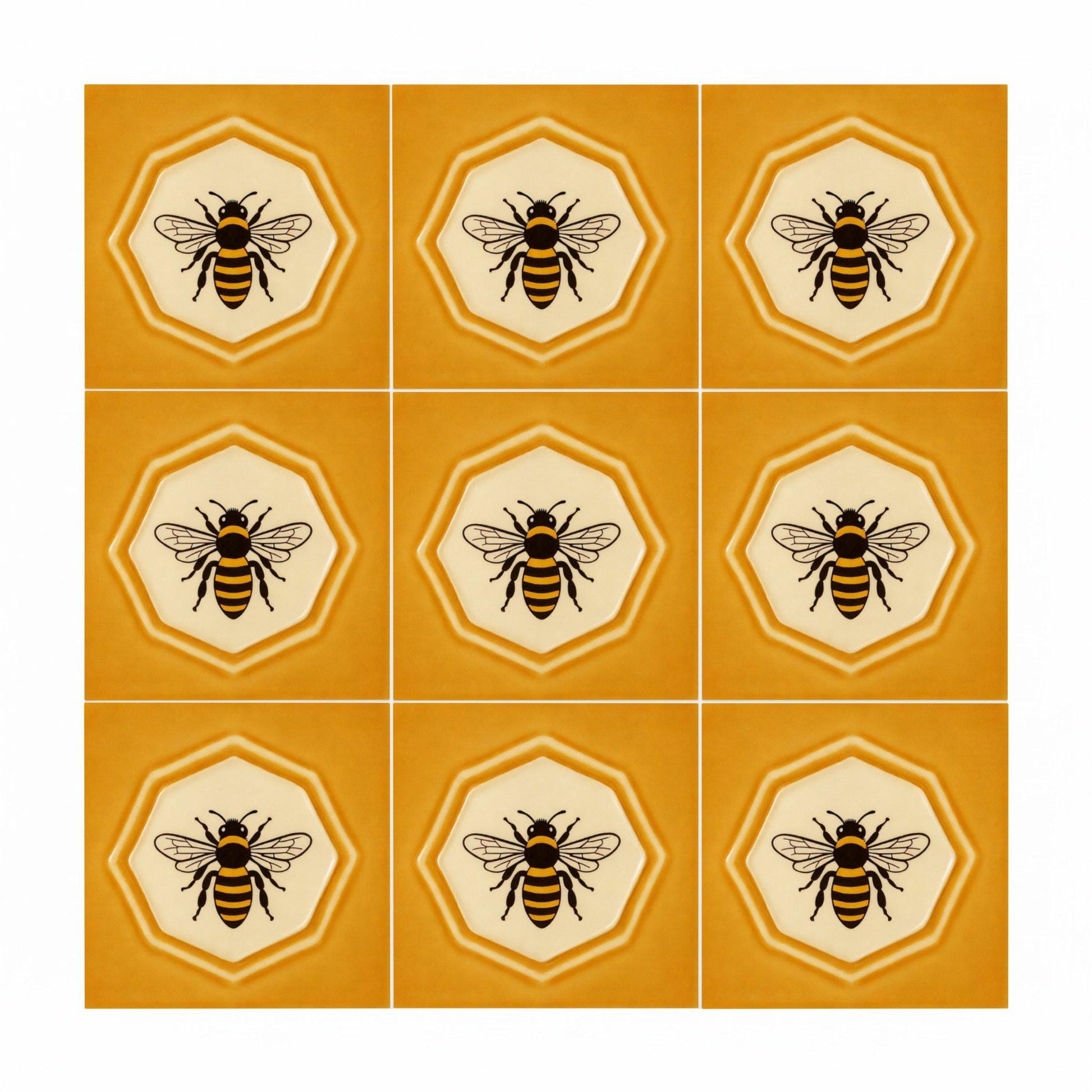 Azulejo Honey Bee