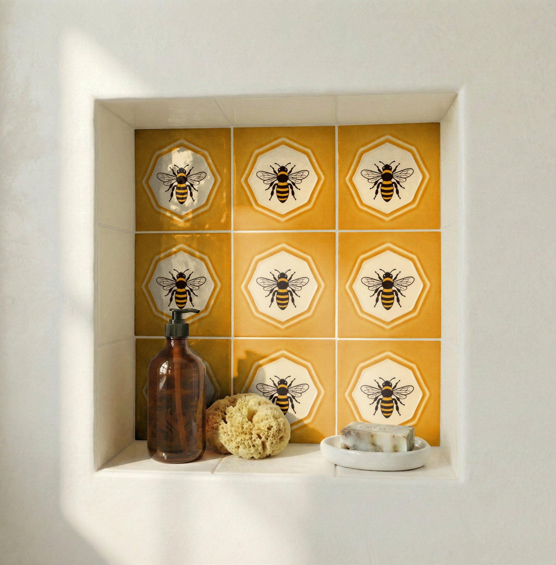 Azulejo Honey Bee