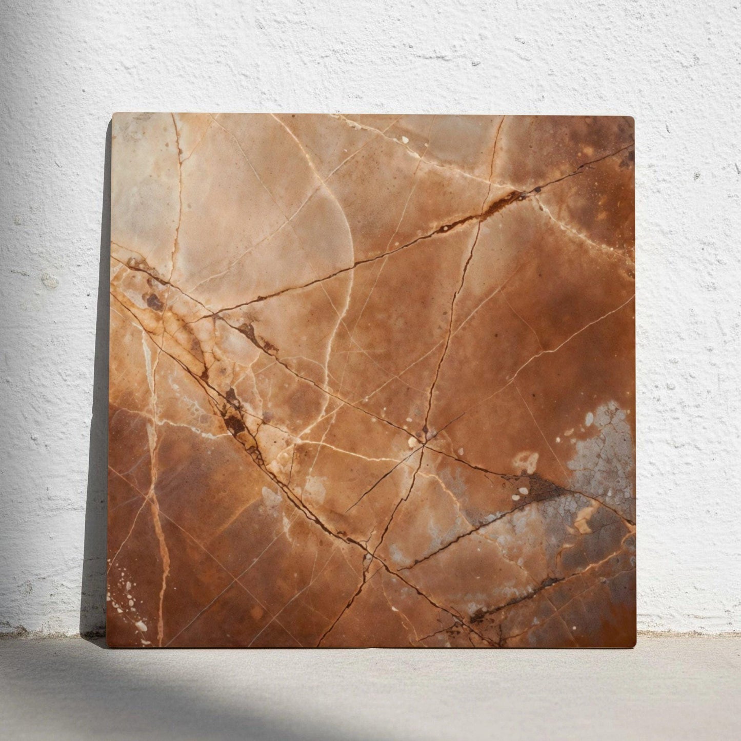 Brown Marmor — Keramikfliese, Ornament im Vintage-Stil