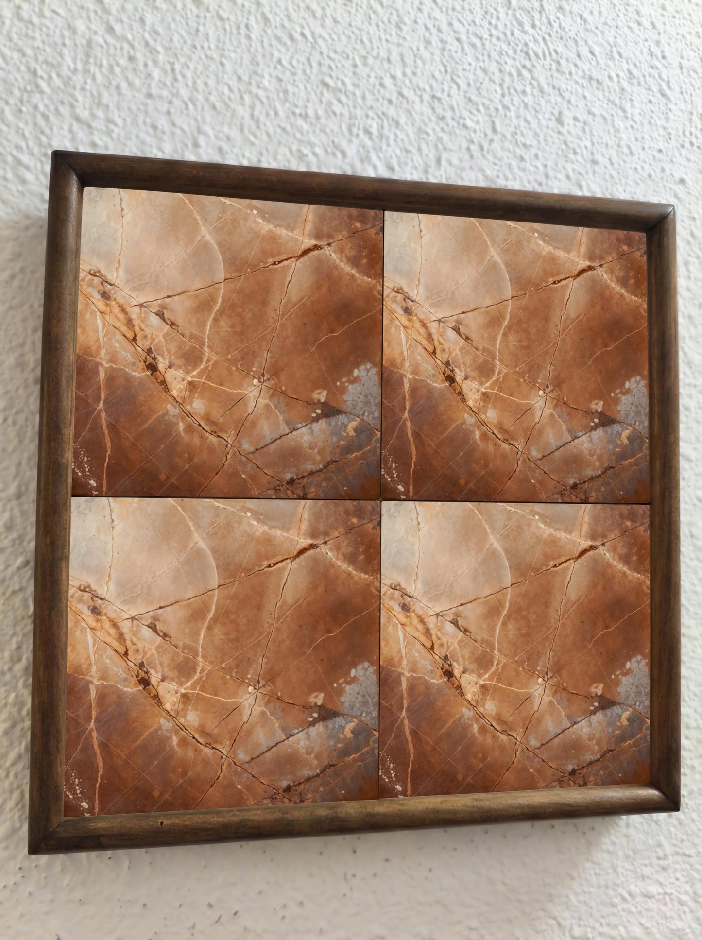Brown Marmor — Keramikfliese, Ornament im Vintage-Stil