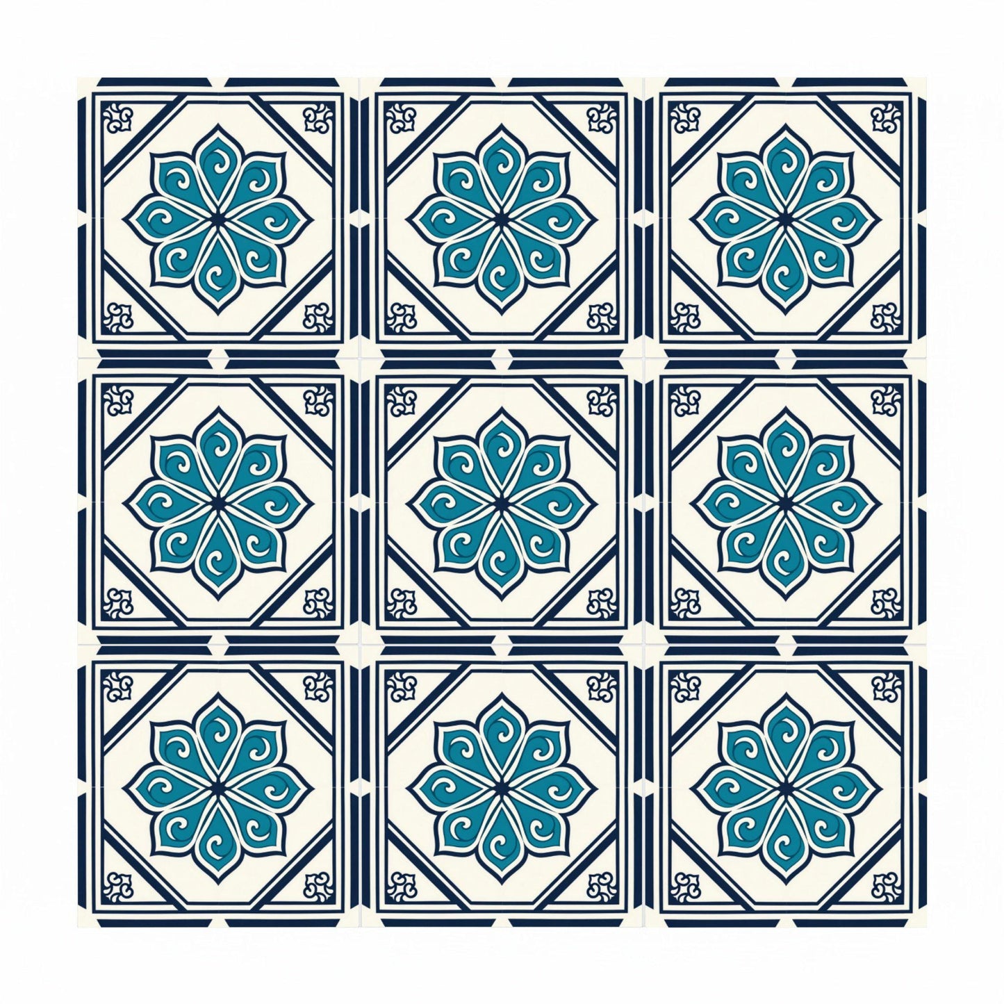 Tel Aviv · Ceramic Wall Tile — Modern Geometric Design