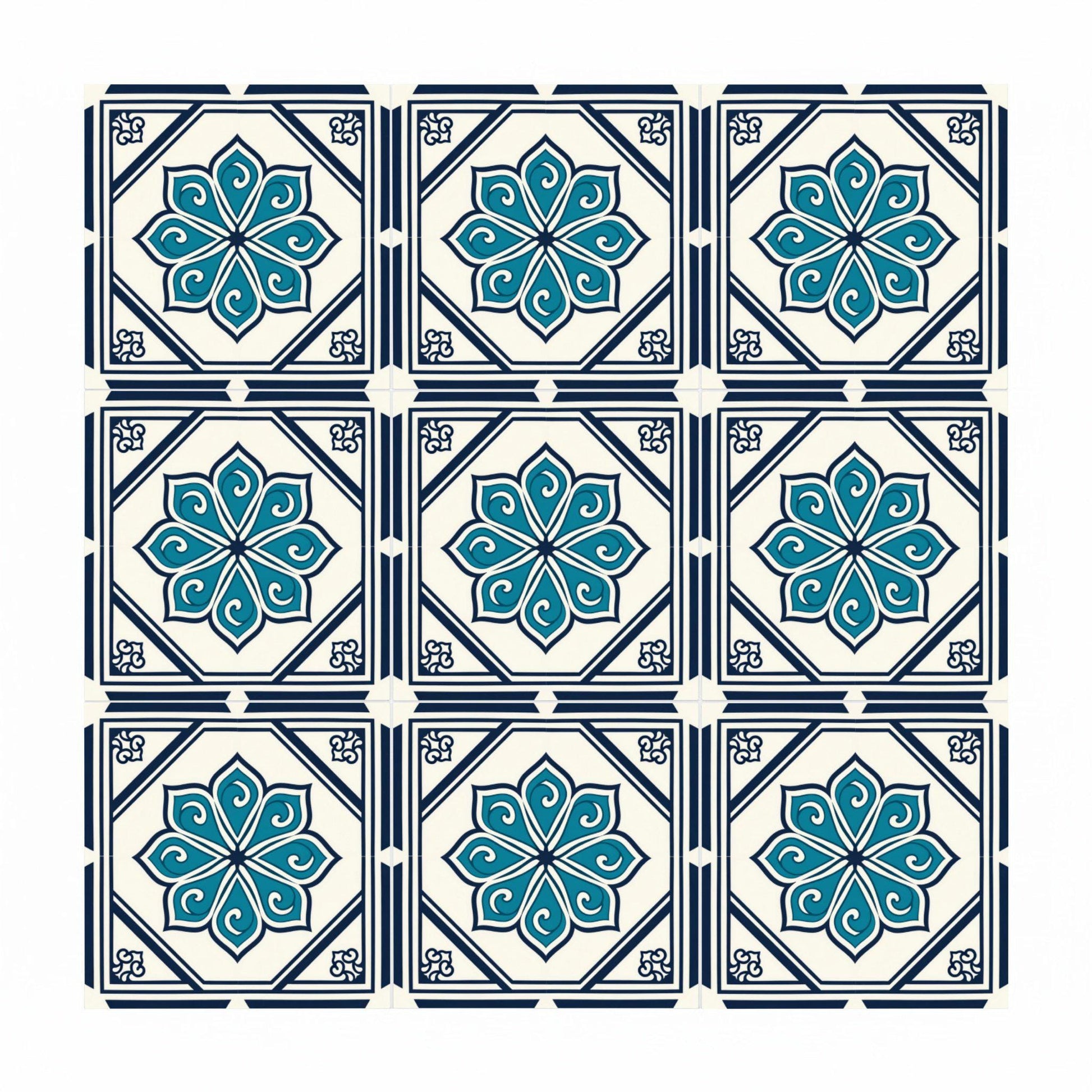 Tel Aviv · Ceramic Wall Tile — Modern Geometric Design