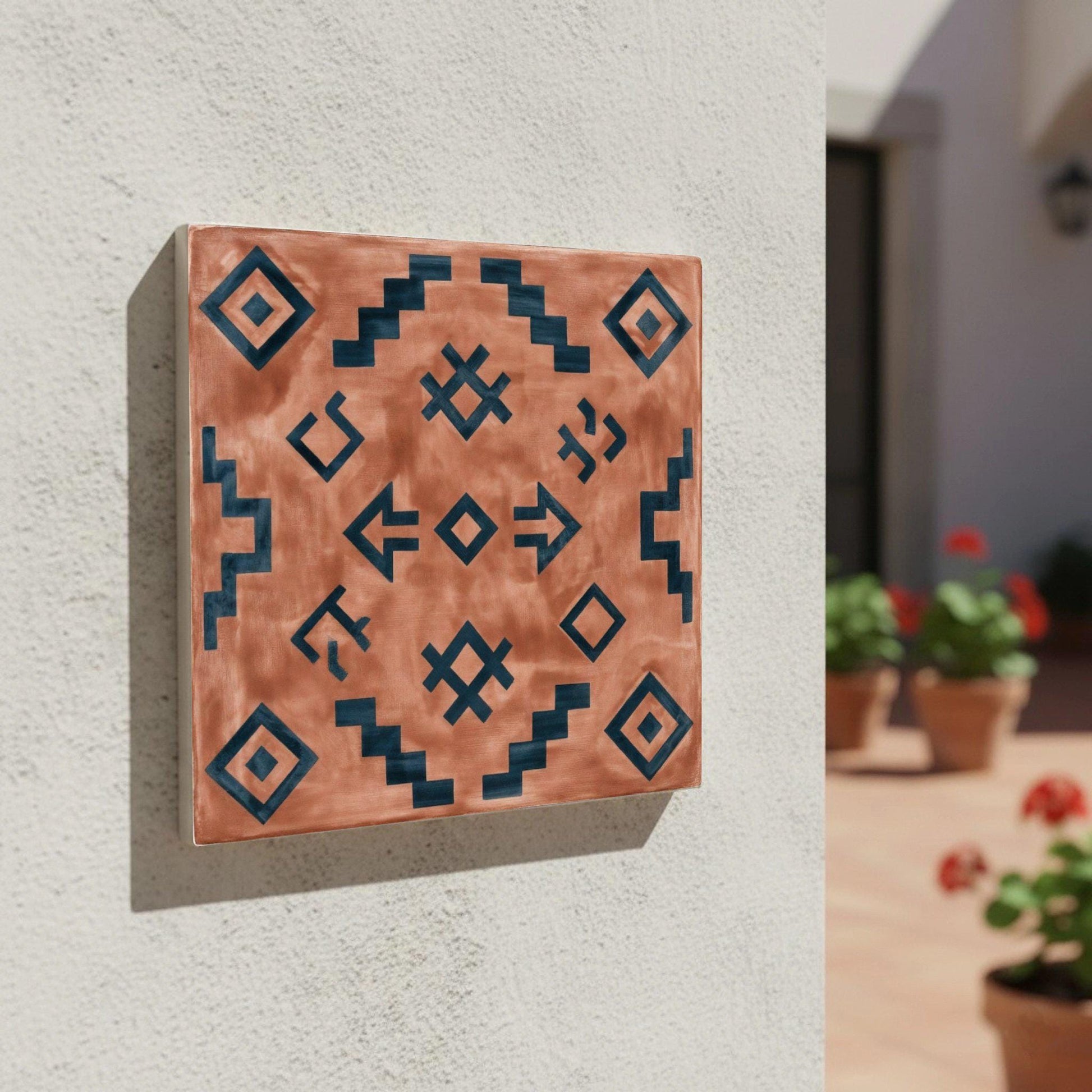 Damascus — Keramikfliese, Modernes geometrisches Design