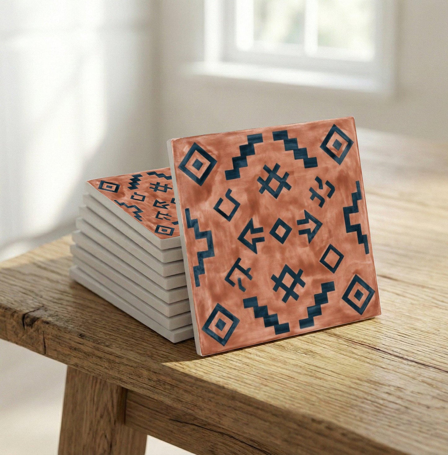 Damascus — Keramikfliese, Modernes geometrisches Design