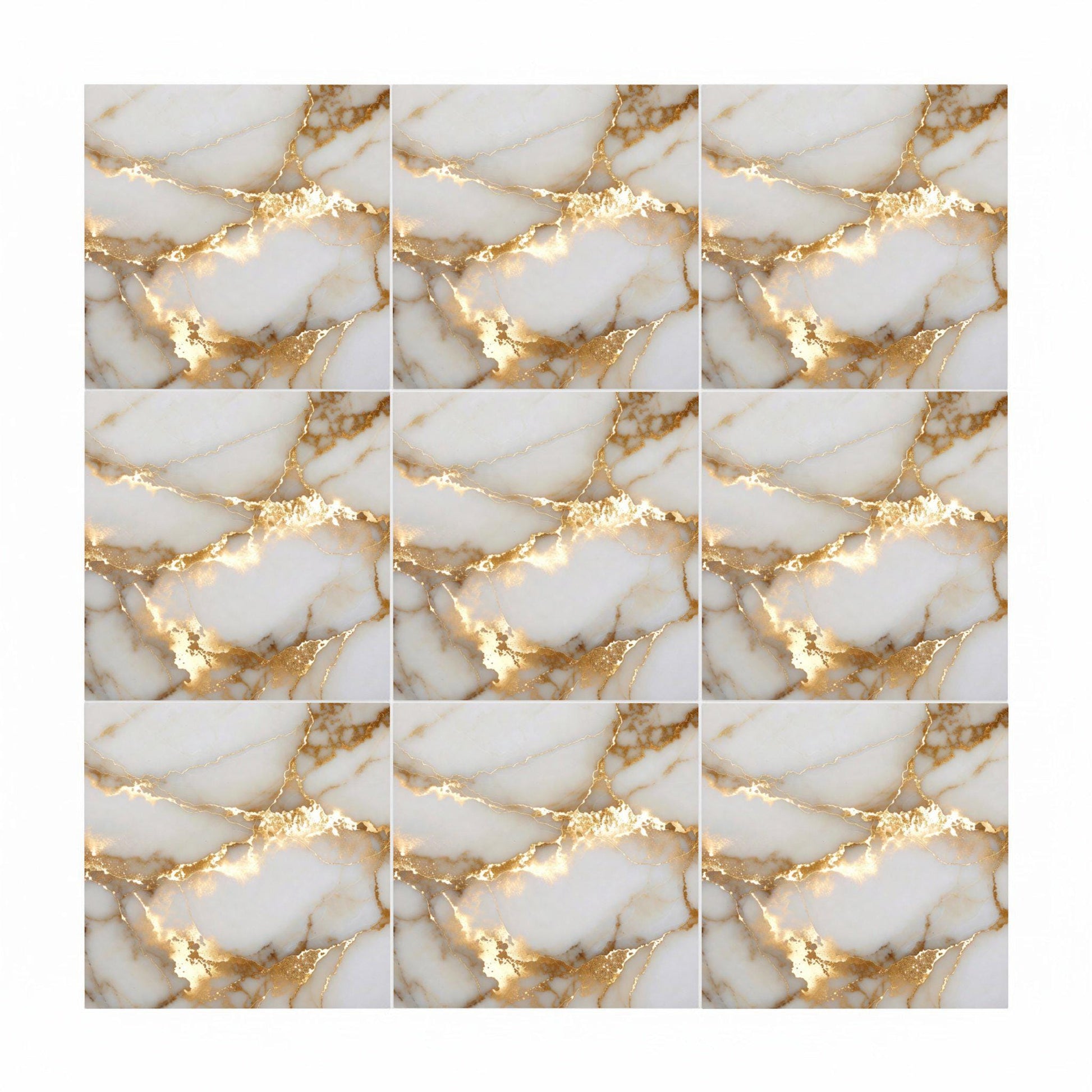 De lujo mármol · Ceramic Wall Tile — Geometric Pattern