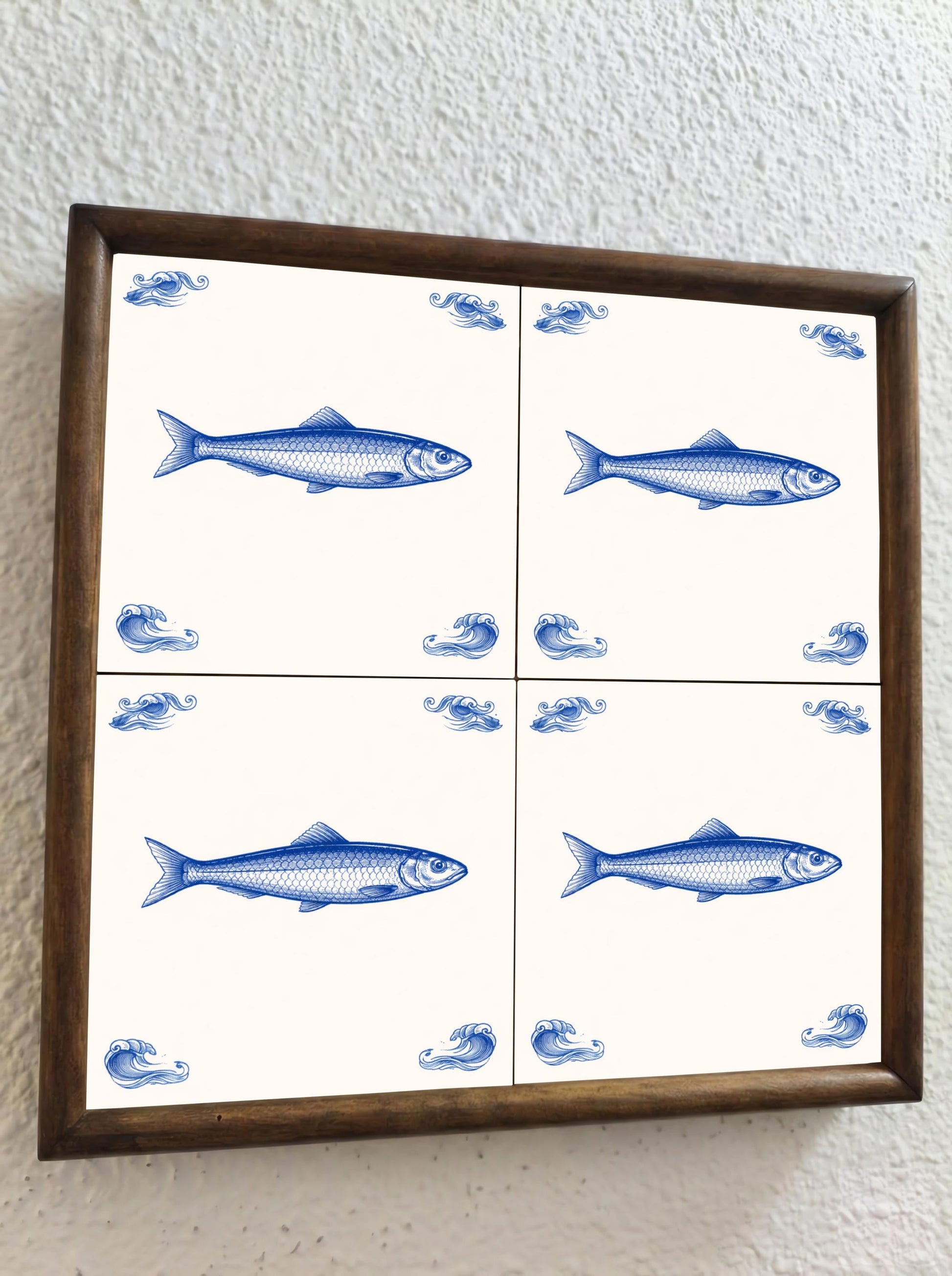 Azulejo Rotterdam Poisson — Inspiration Delftware