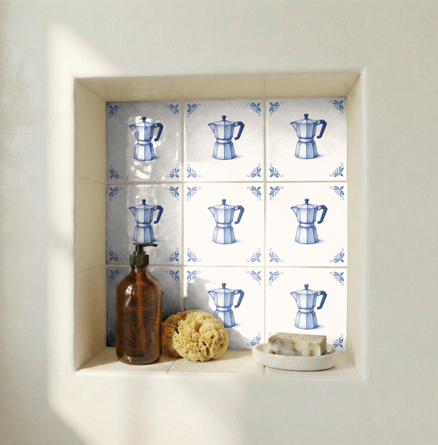 Azulejo Amsterdam Coffee