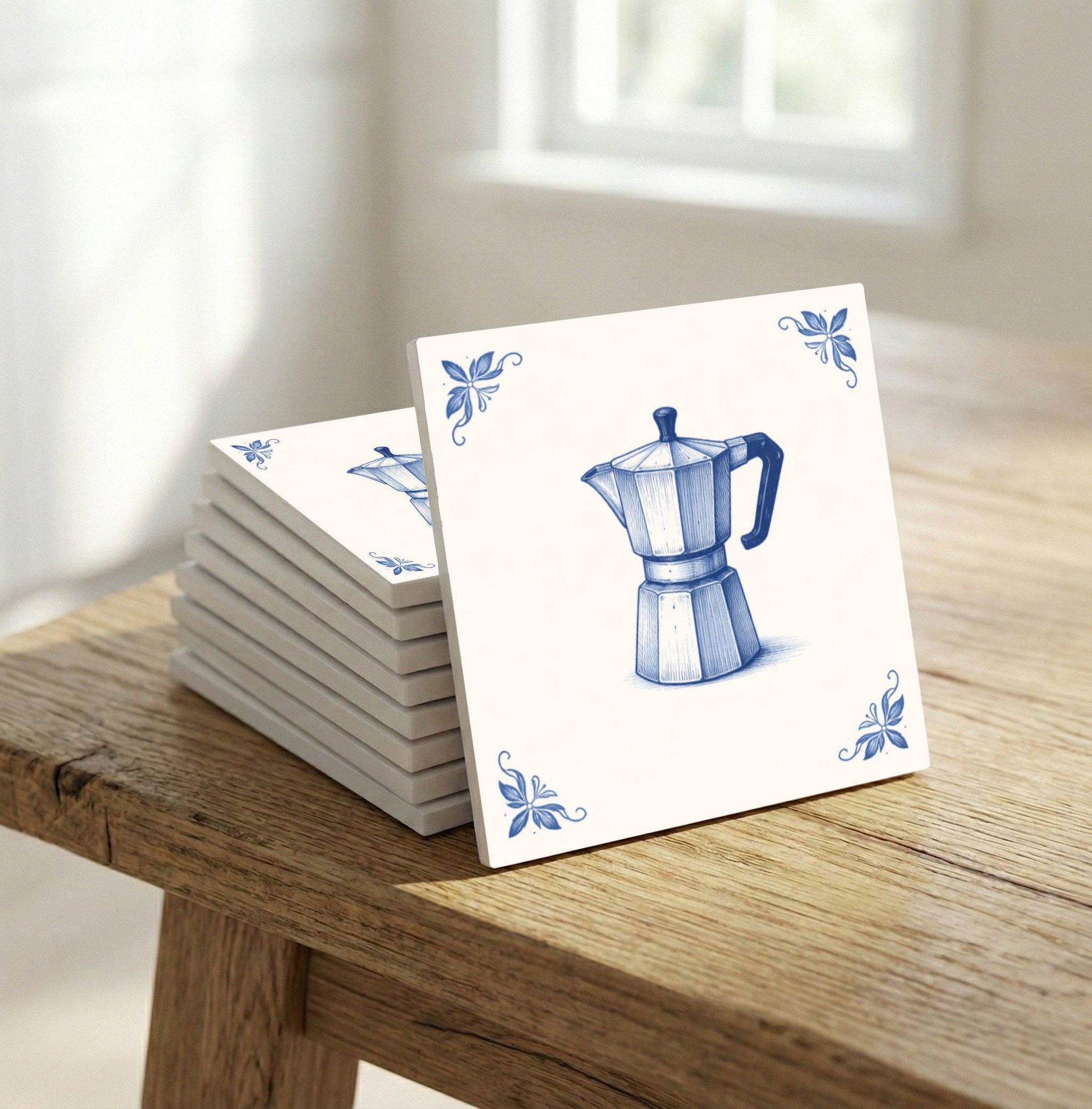 Azulejo Amsterdam Coffee