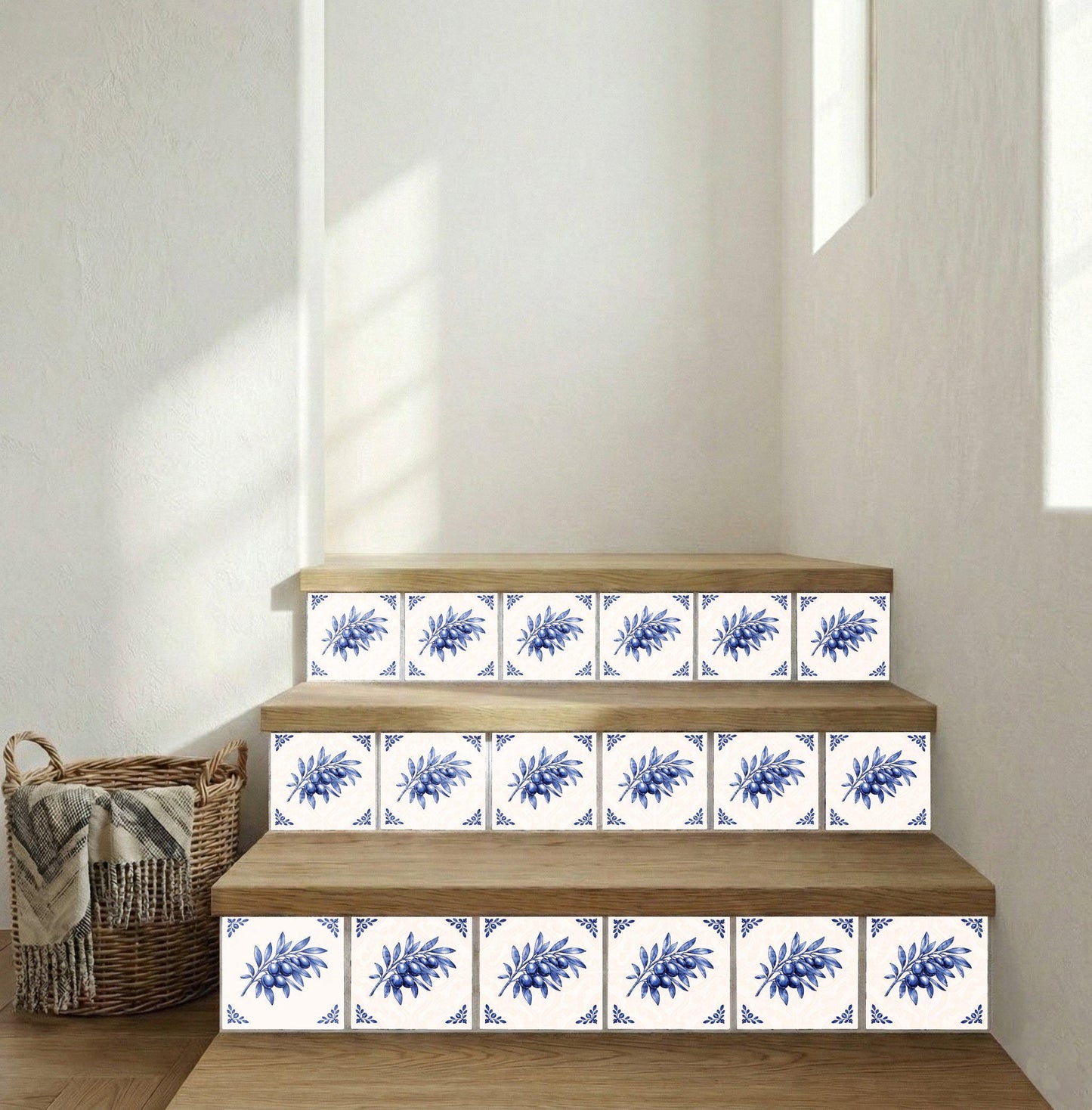 Hague Olive — Dutch Blue & White Ceramic Decorative Tile