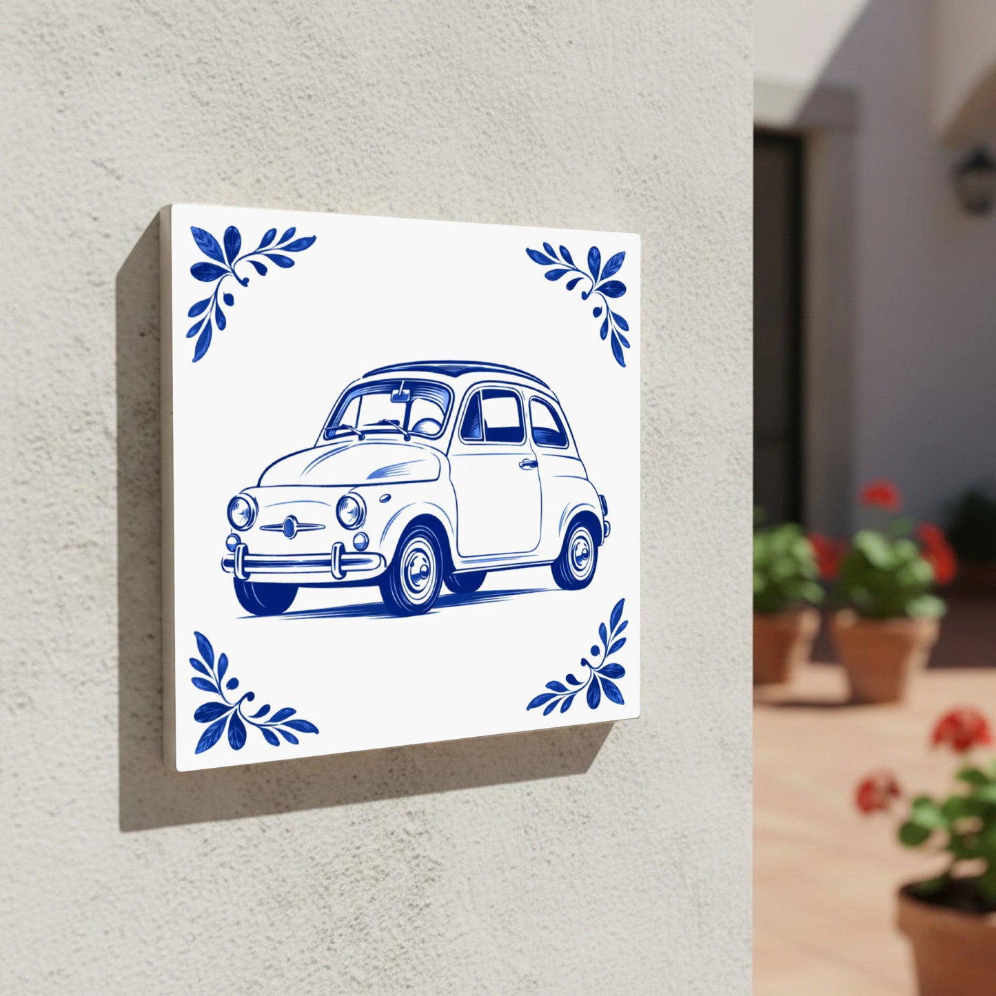 Azulejo Milan vintage coche